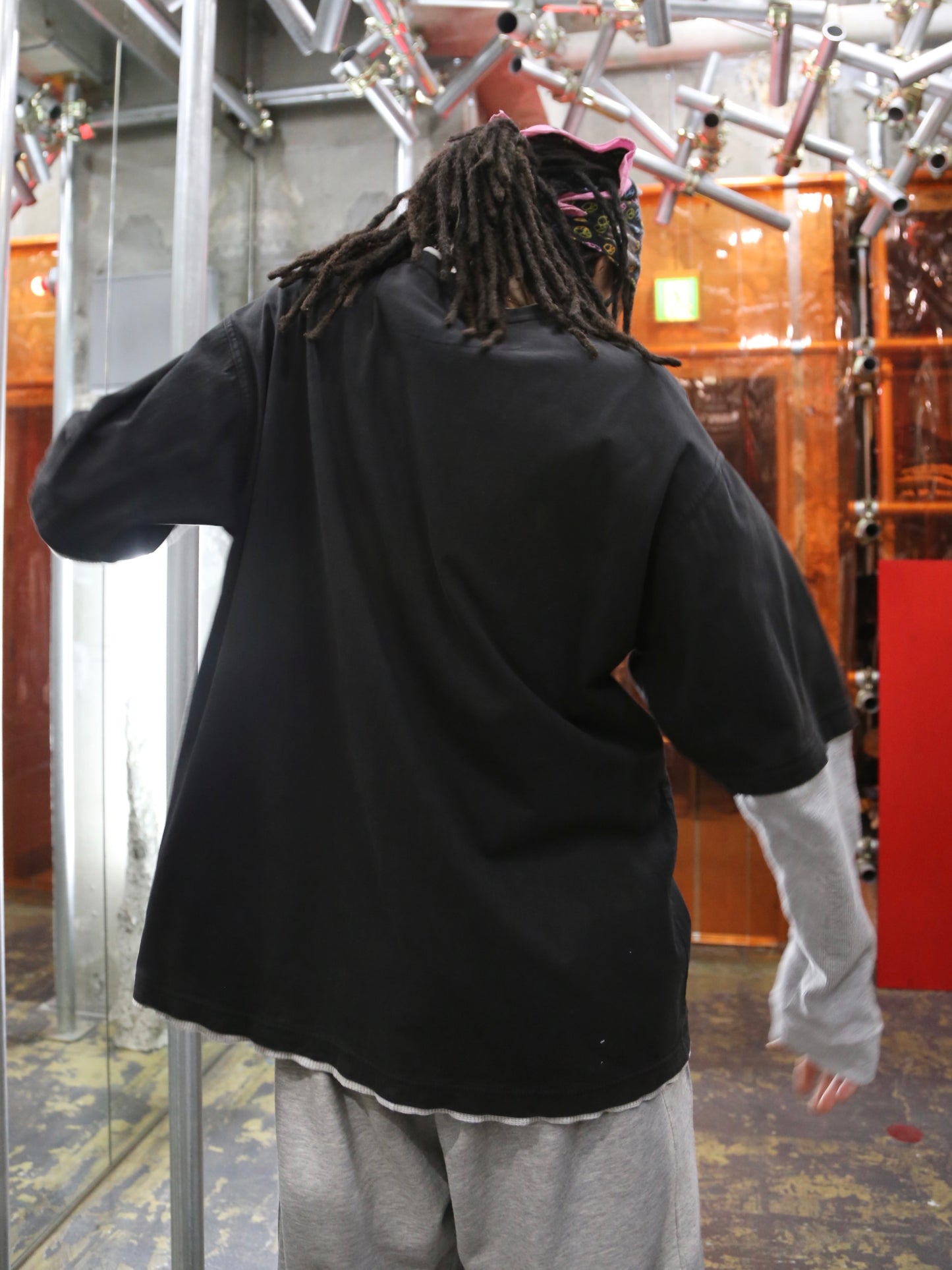 2000S DICKIES 2IN1 L/S TEE