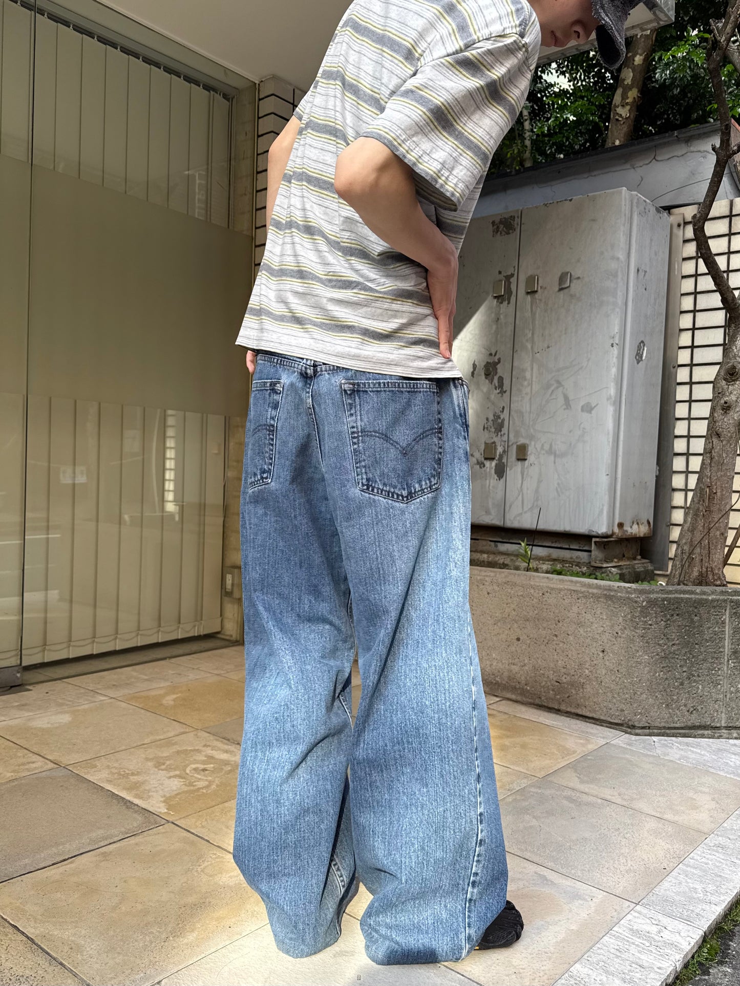 1990S LEVI'S SILVERTAB "BAGGY MEGA WIDE LEG" DENIM PANTS