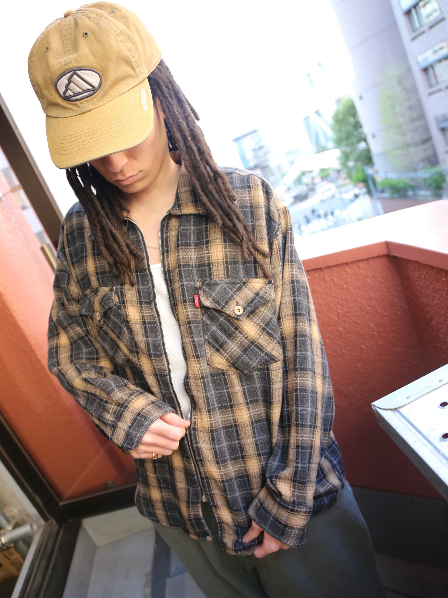 2000S ADIDAS GARMENT DYED 6 - PANEL CAP