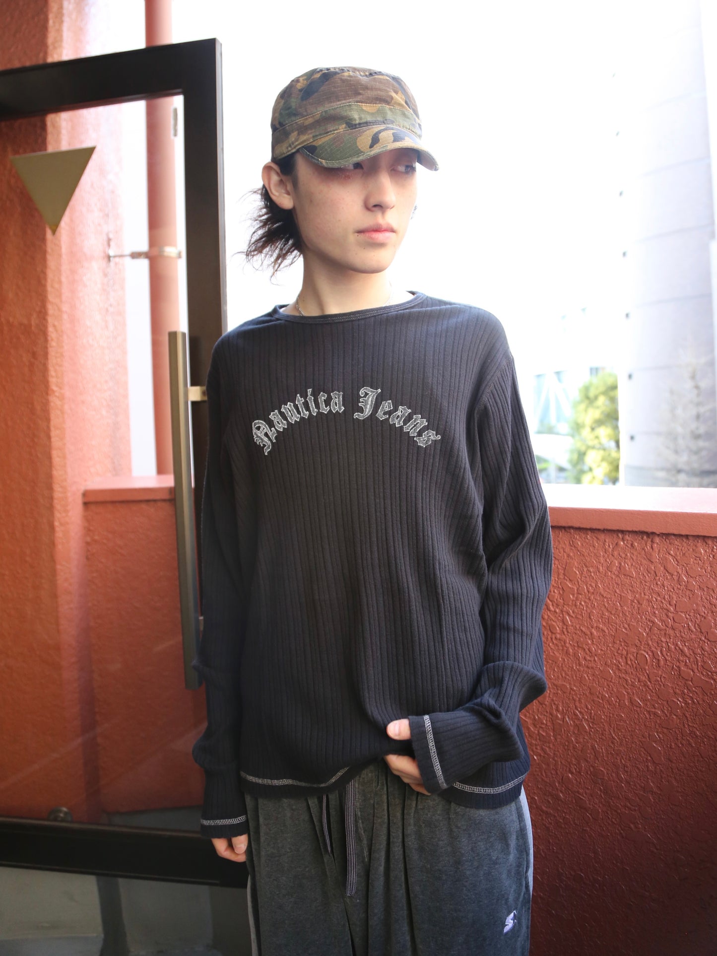 2000S NAUTICA JEANS L/S TOP