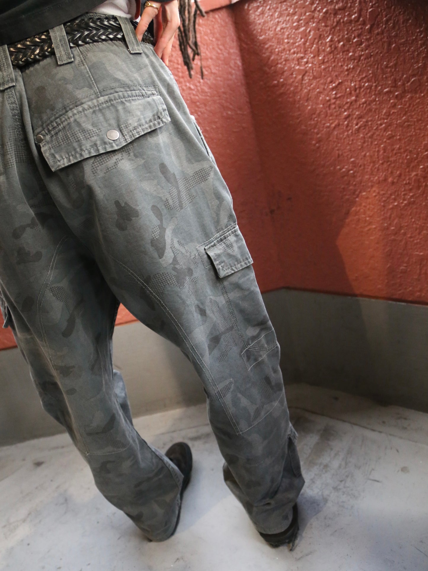 2000S Y.O.U. CAMO CARGO PANTS