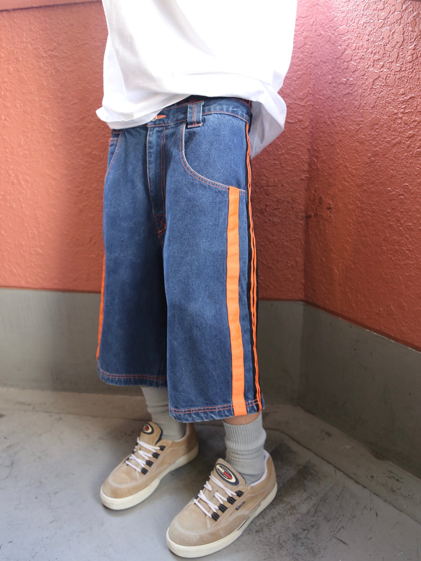 1990S IMPAQ FUTURE JEANS BAGGY DENIM SHORTS