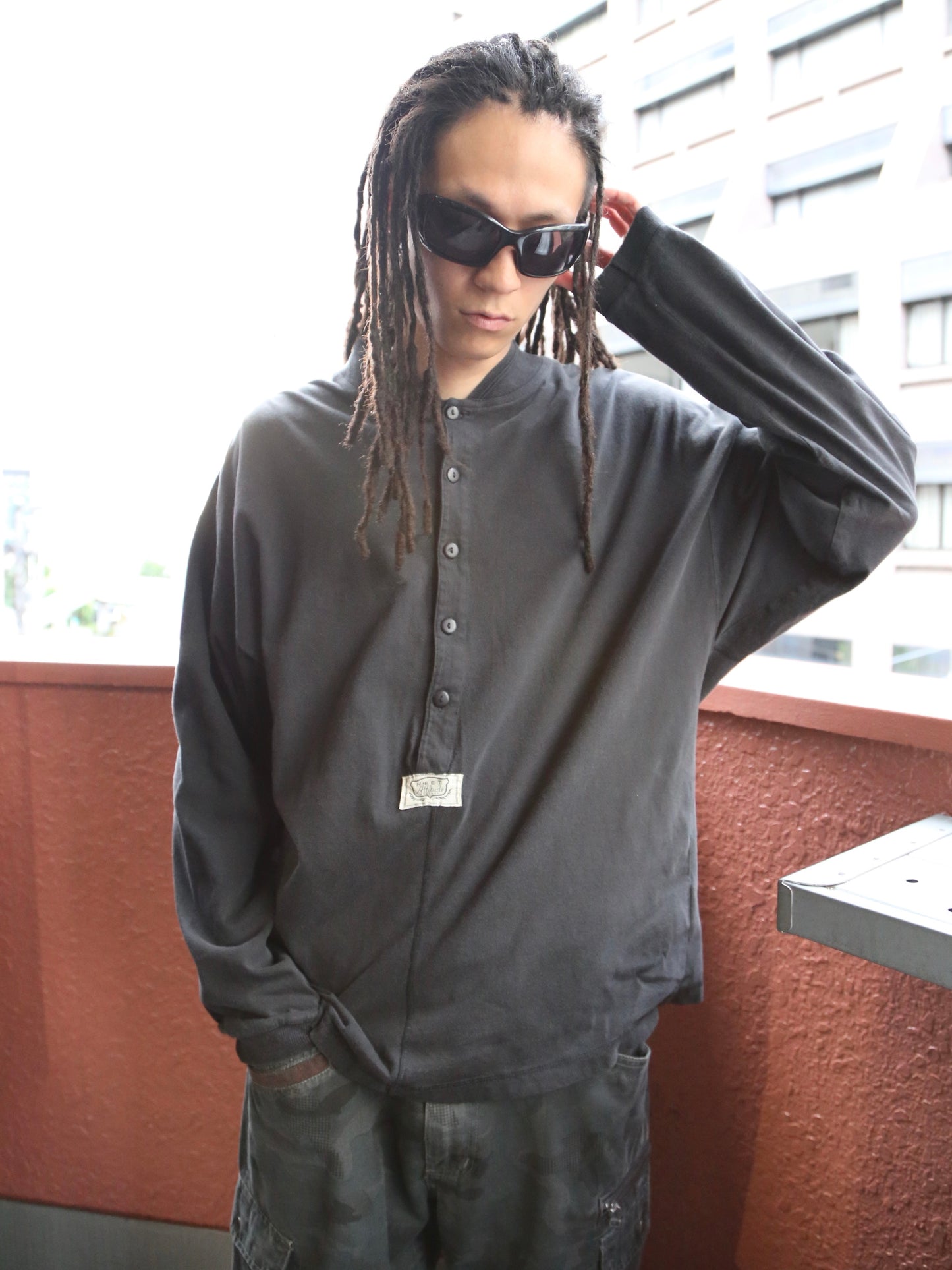 1990S HEET HENLEY NECK L/S TEE