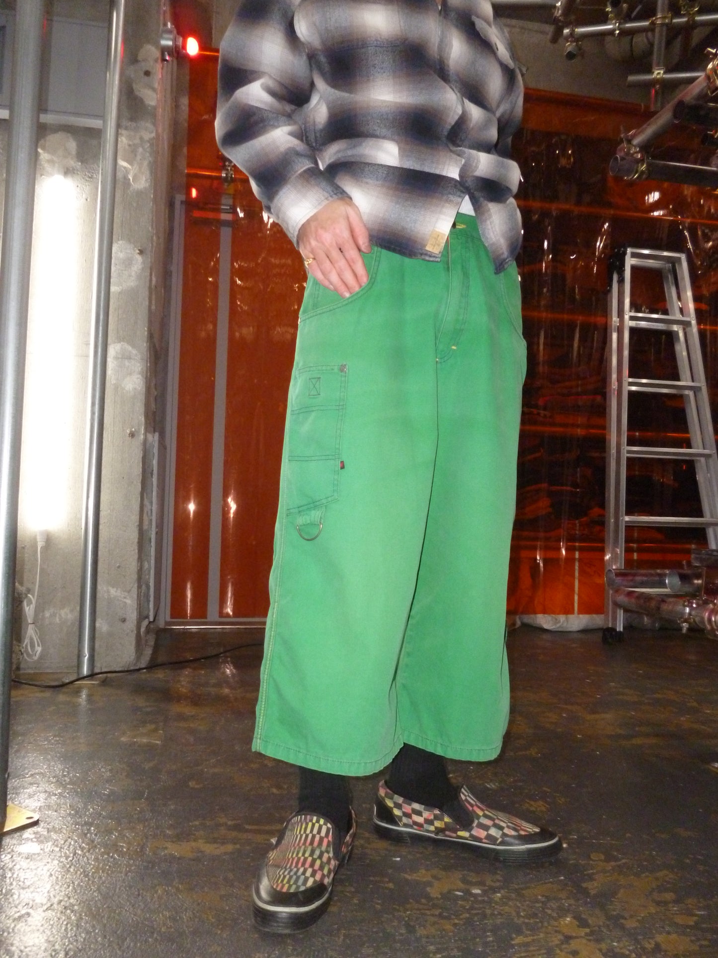 1990S OVERZEAS CROPPED BAGGY PAINTER PANTS