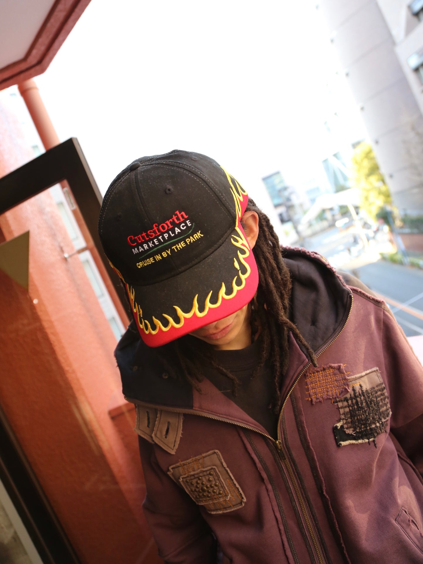 FLAME PATTERN CAP
