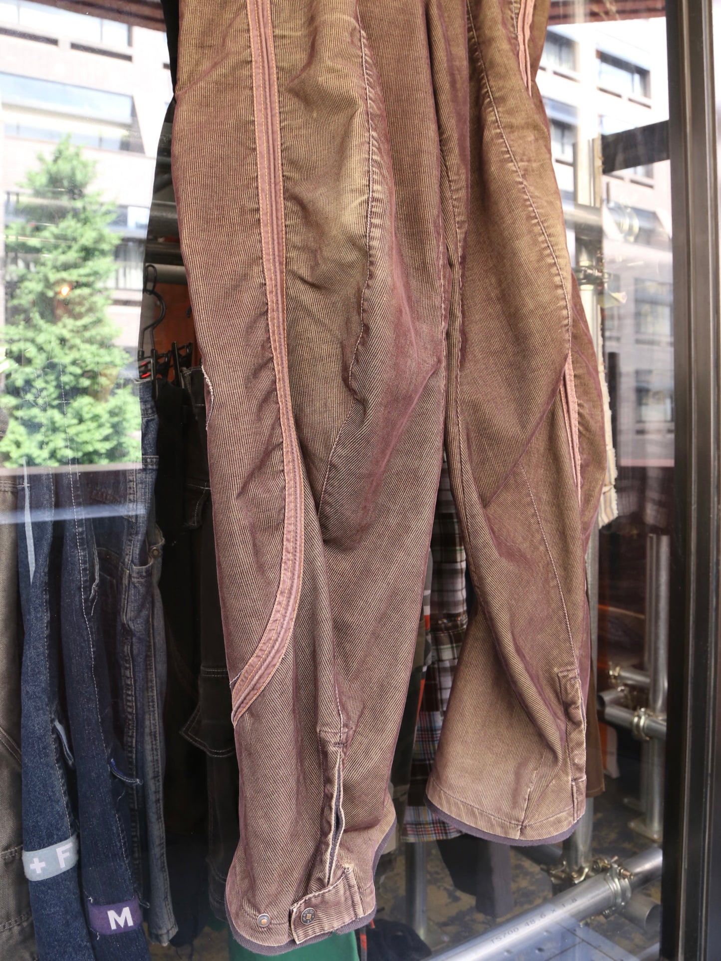 2000S MARITHE + FRANCOIS GIRBAUD 3D CORDUROY PANTS