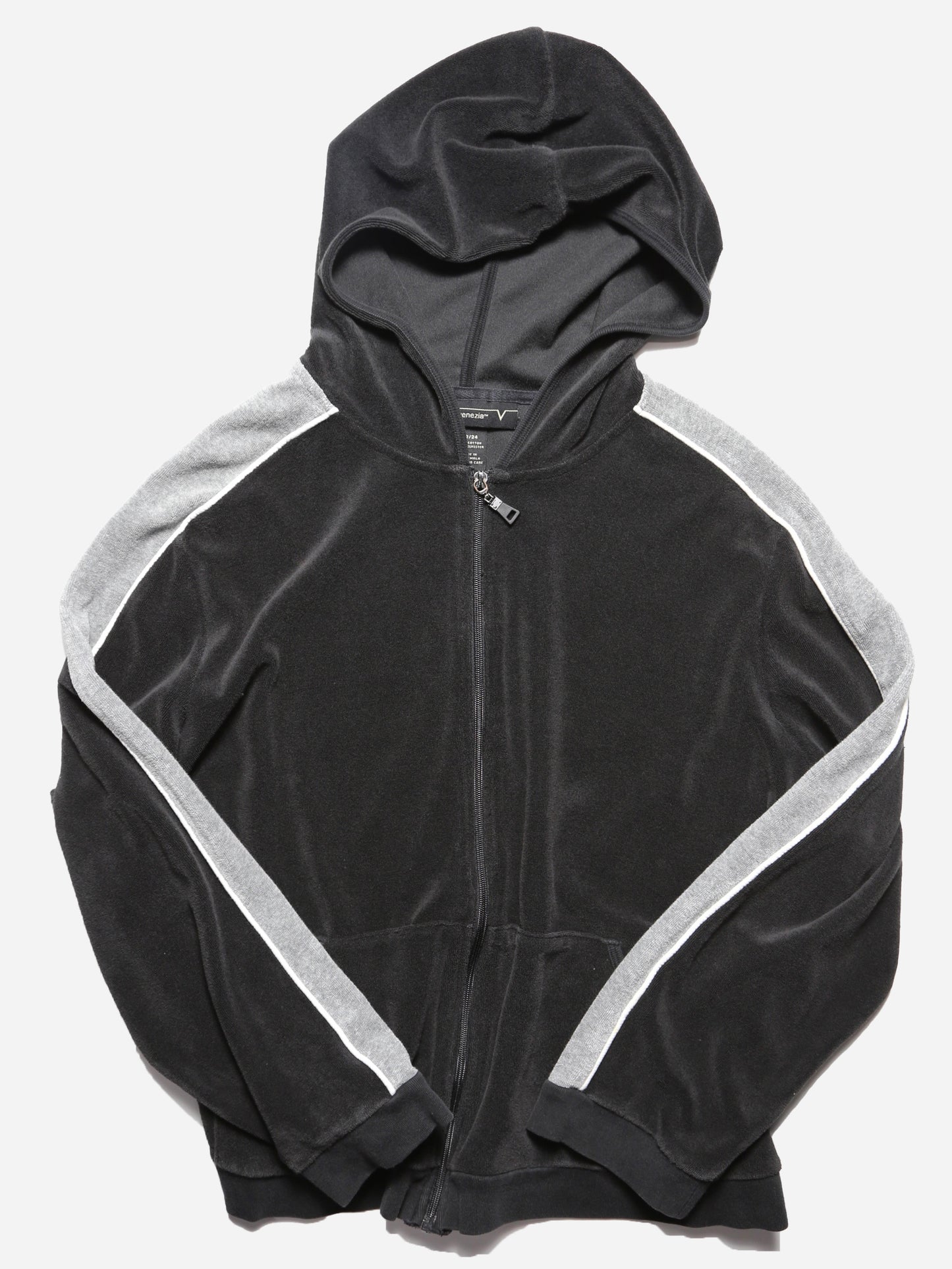 2000S VENEZIA PILE ZIP-UP HOODIE