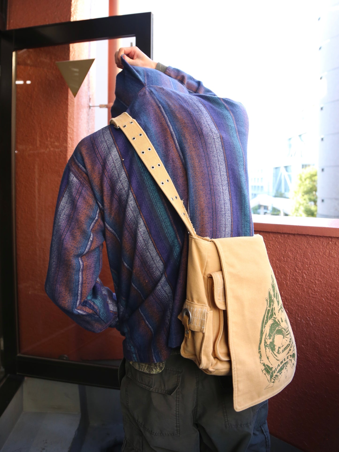 1990S BUGLE BOY STRIPED HOODIE