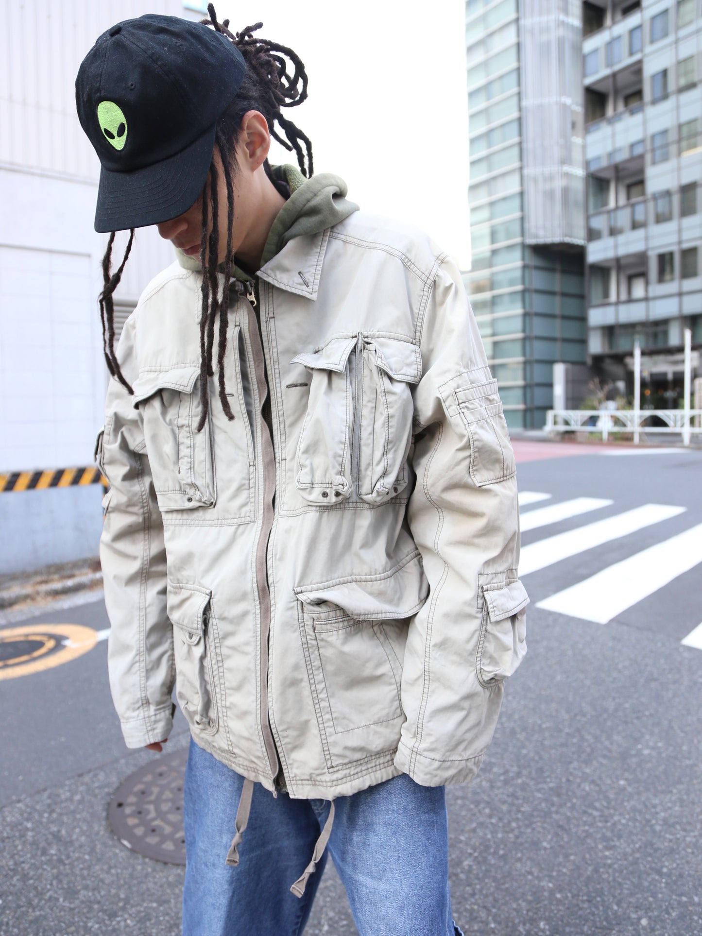 2000S GAP MULTI-POCKET UTILITY JACKET