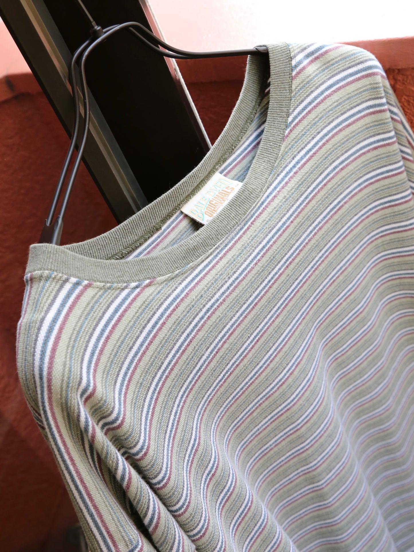 1990S BALE DYED S/S STRIPED TEE