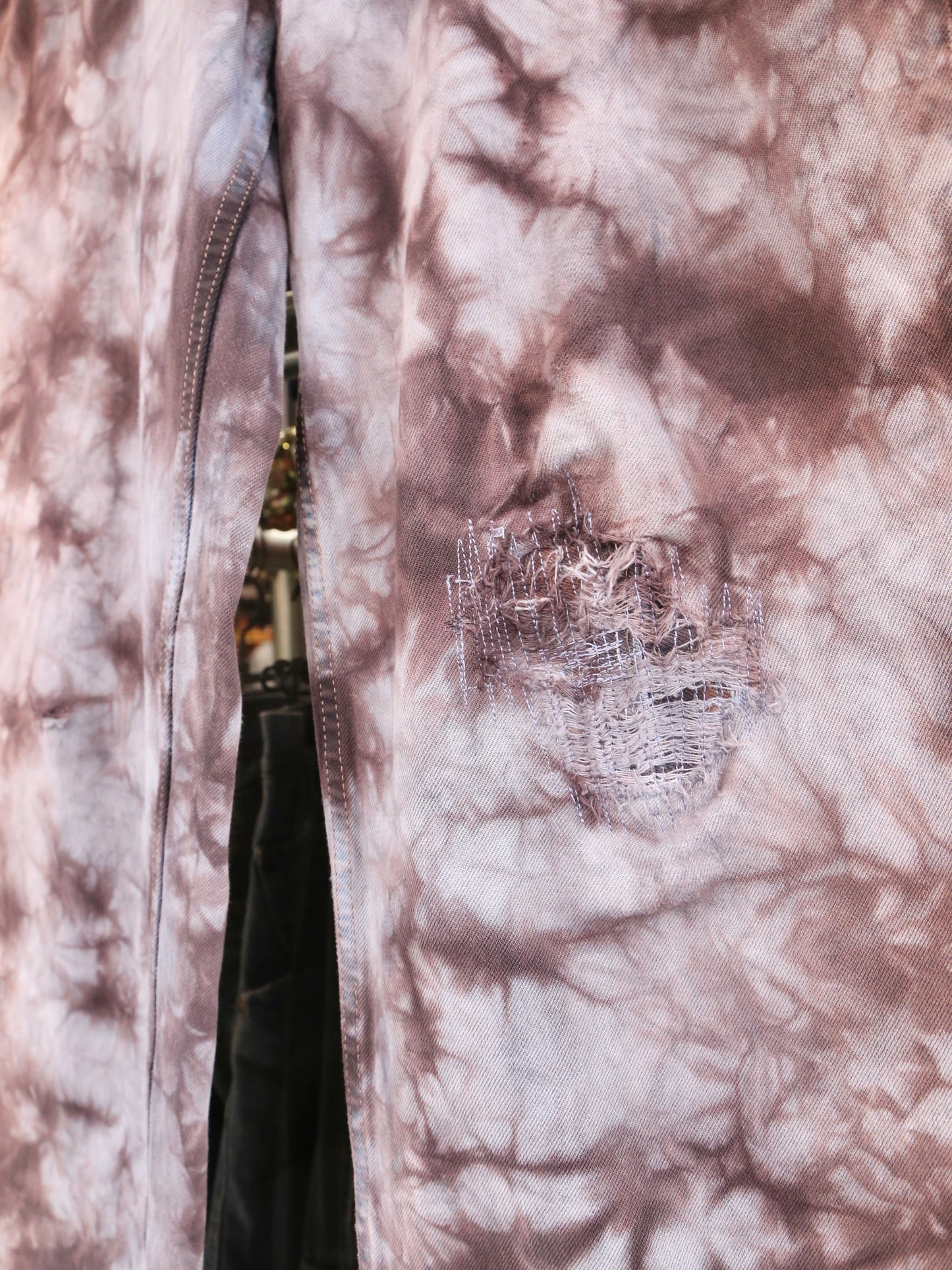 2000S LEVI'S SILVERTAB "LOOSE" GARMENT DYED DENIM PANTS