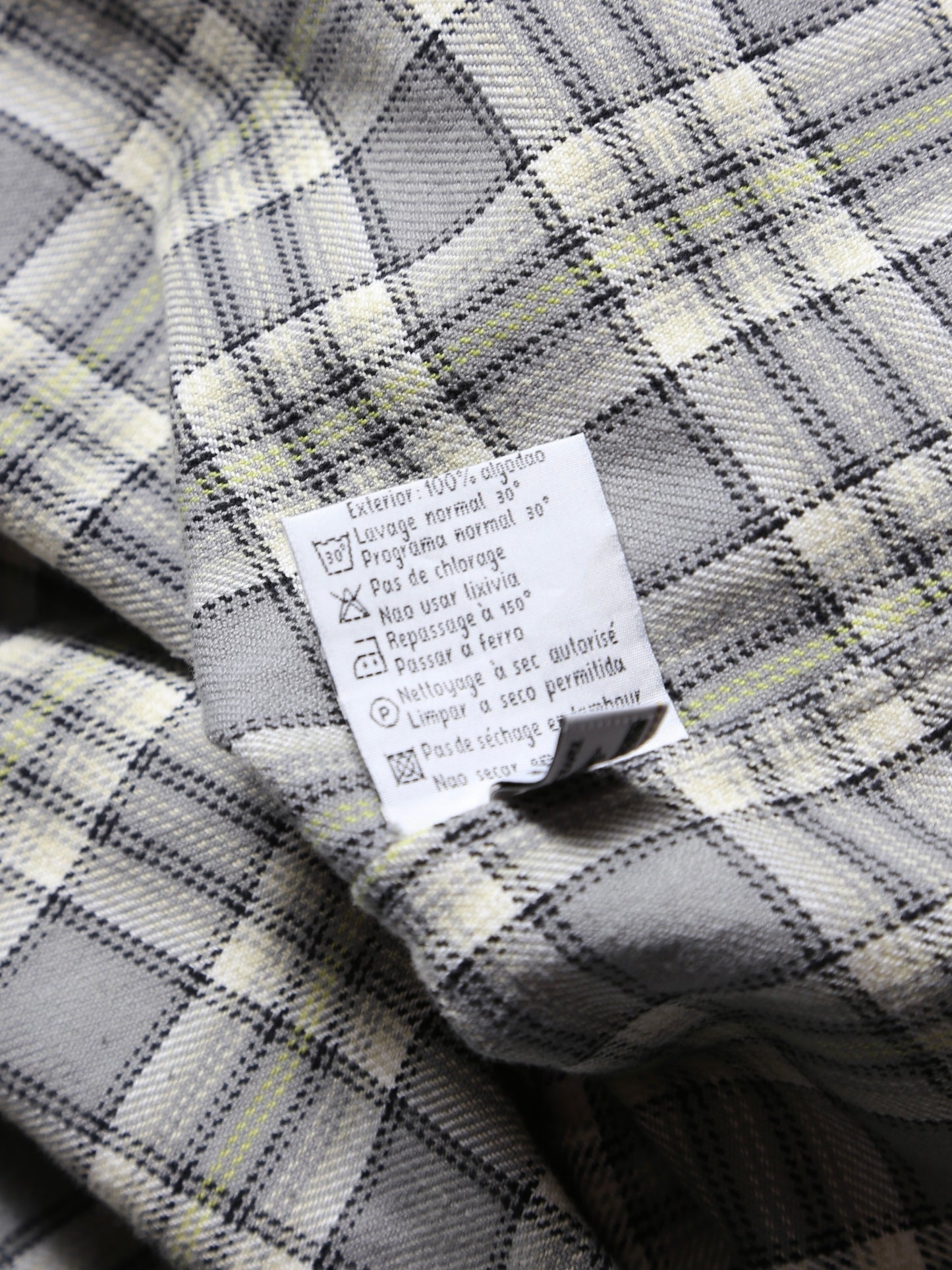 2000S RIP CURL PLAID PATTERN L/S SHIRT