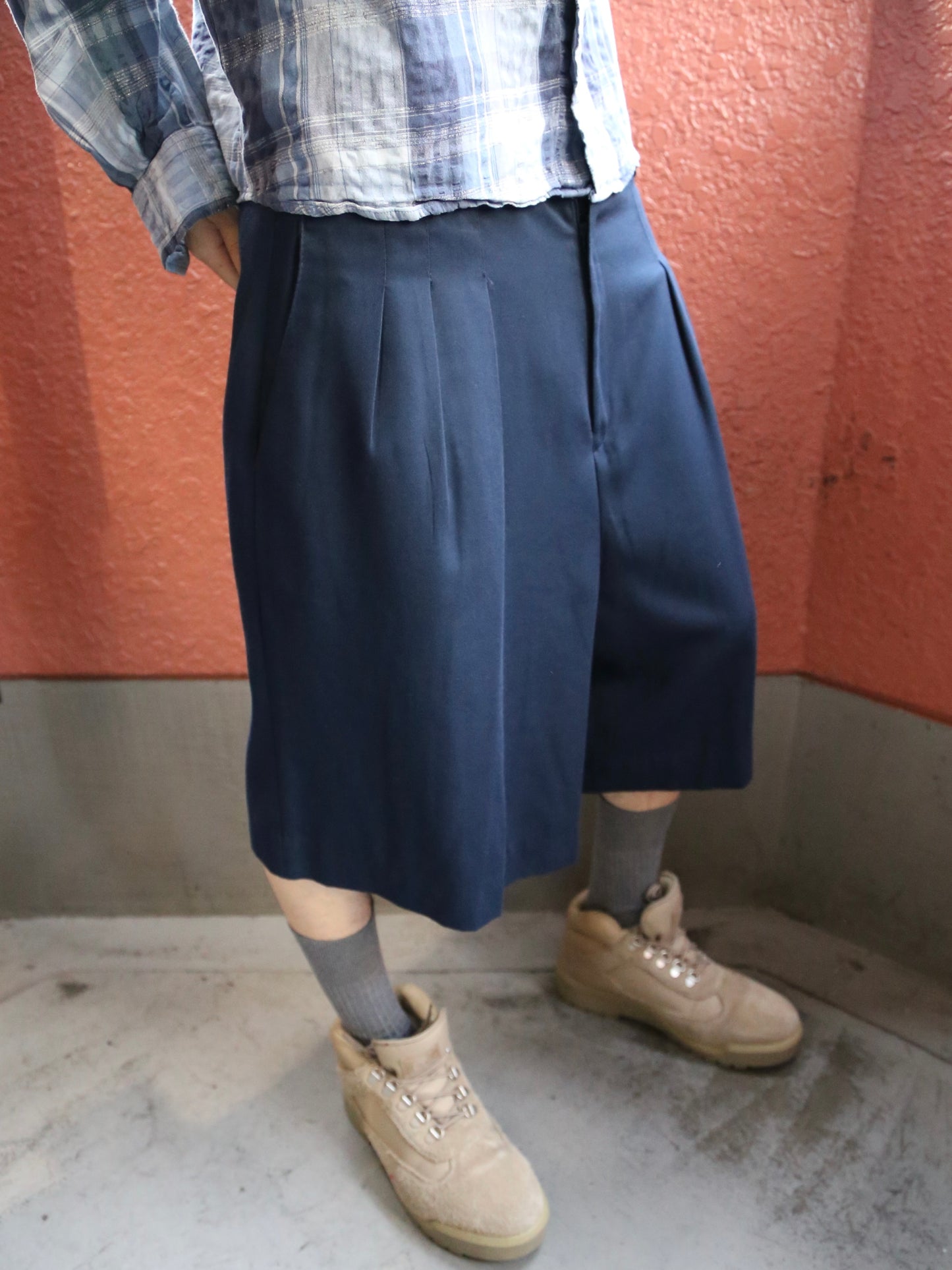 1990S 3-TUCK SLACKS SHORTS
