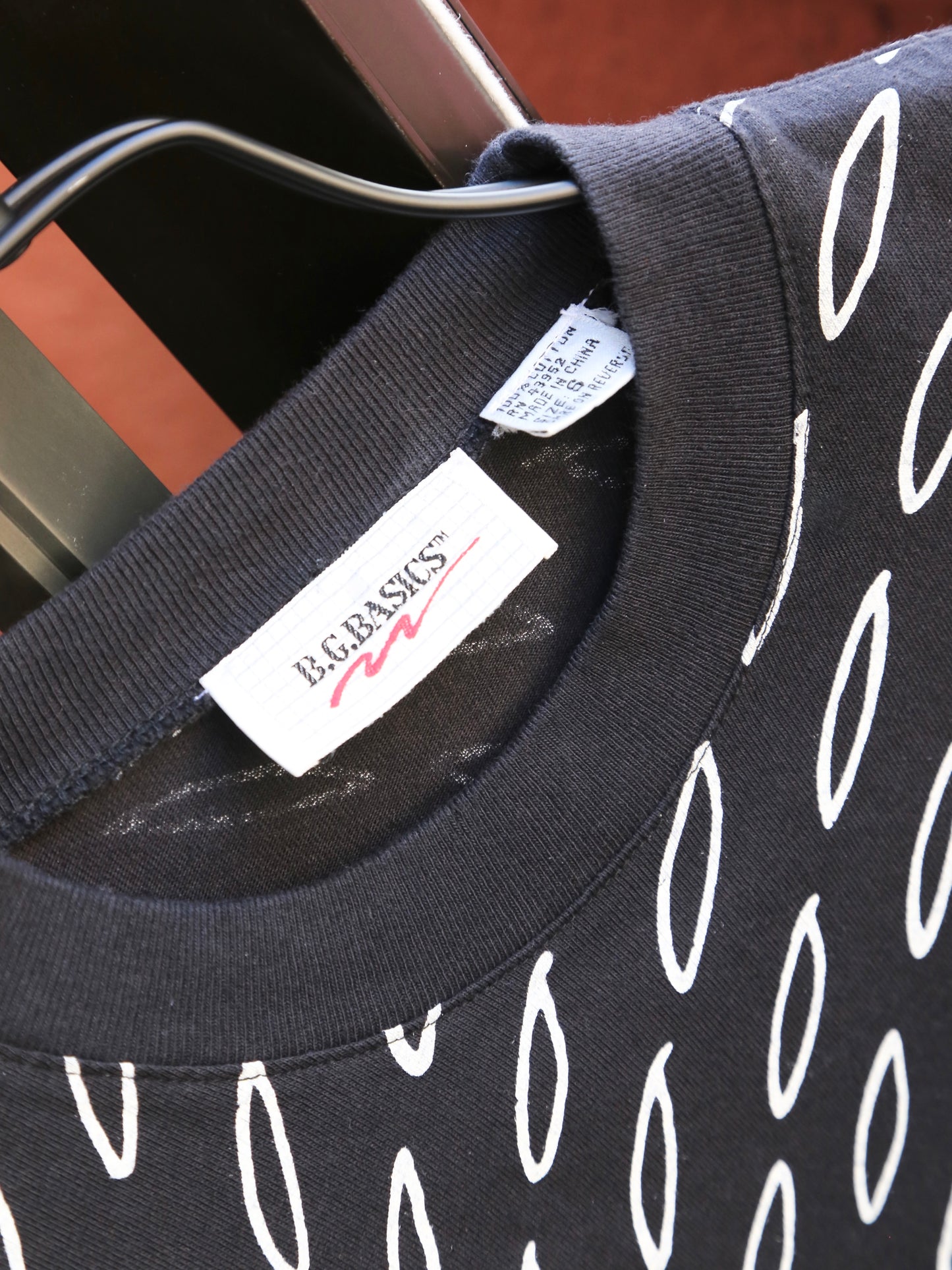 1990S- ALL-OVER PRINT S/S POCKET TEE