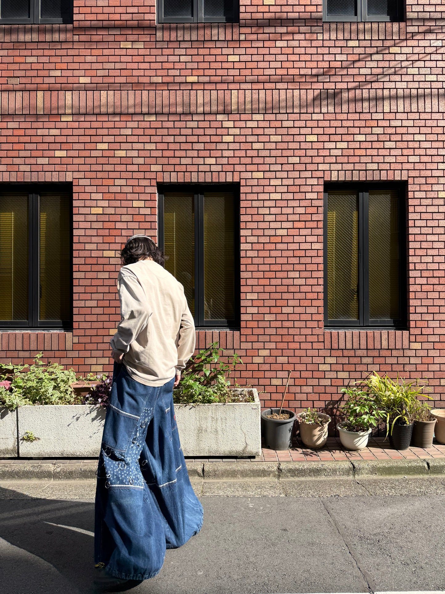 -2000S KIKWEAR CUSTOM BAGGY DENIM PANTS