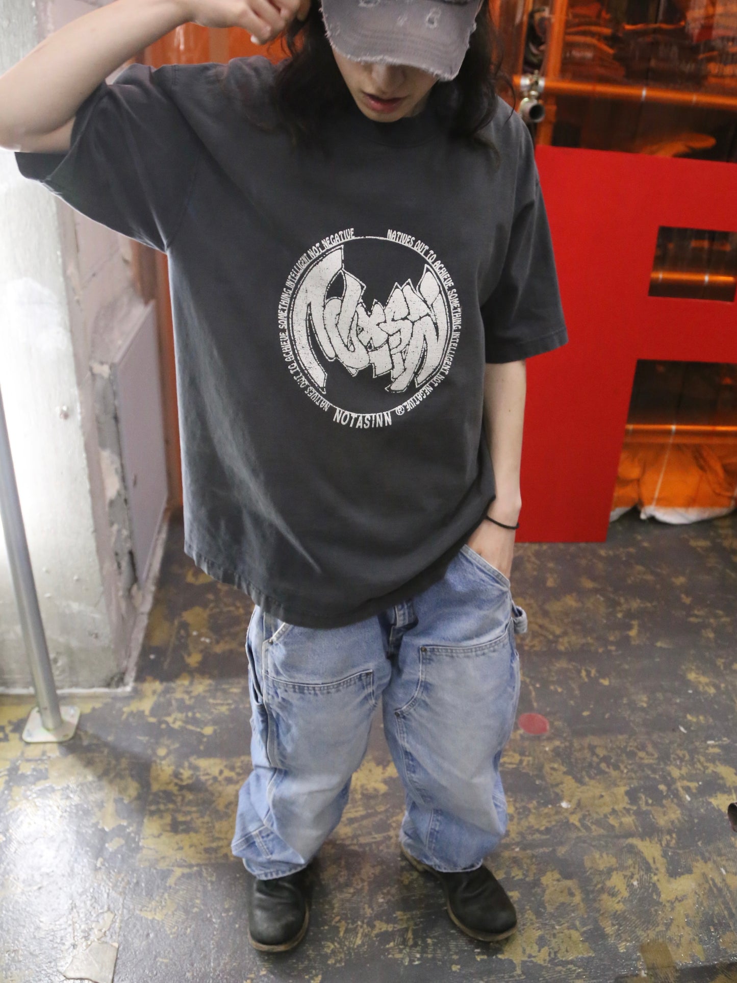 1990S UNKNOWN SUN-FADED S/S TEE