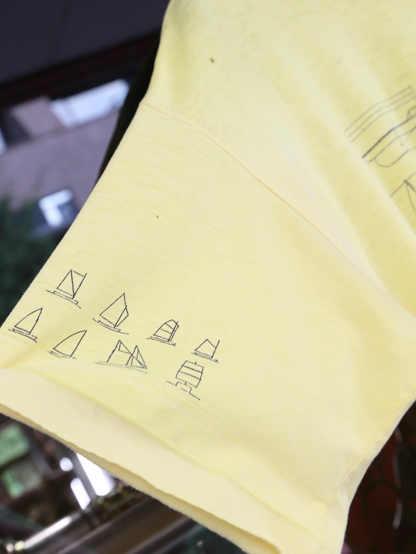 1990S UNKNOWN "SAILBOAT" S/S TEE