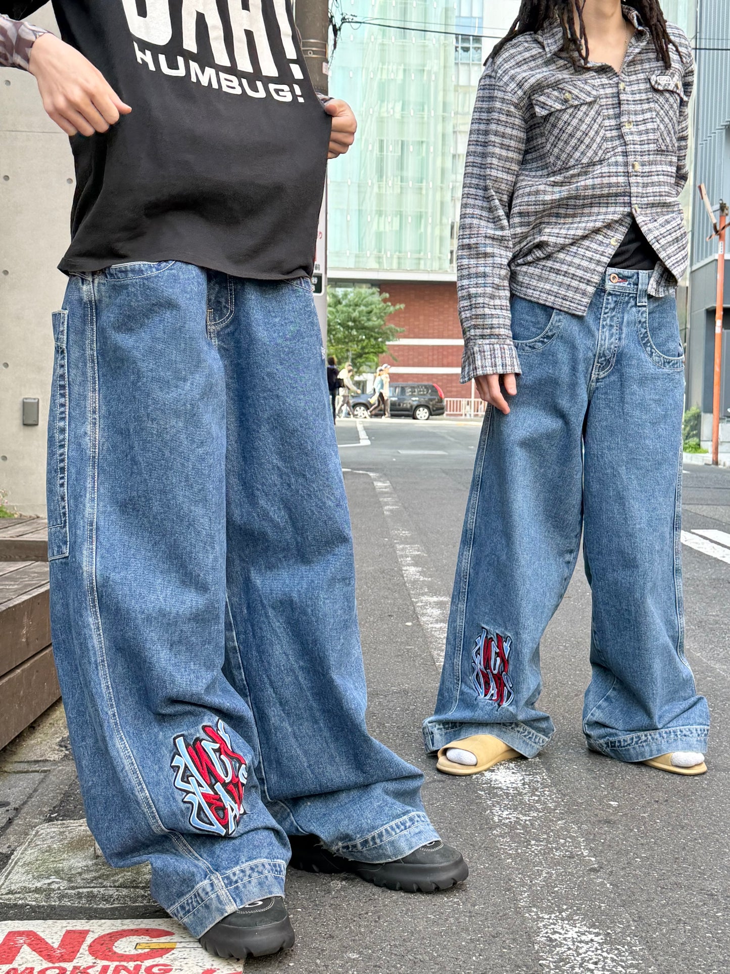 2000S JNCO "ROLLIN" BAGGY DENIM PANTS
