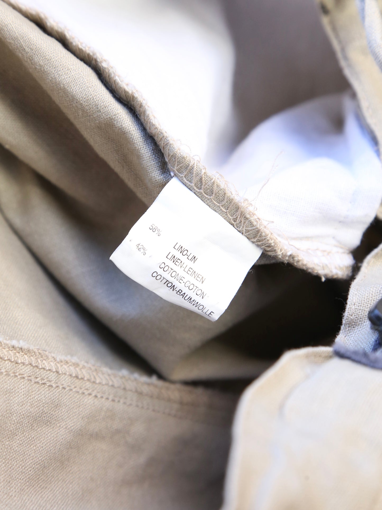 2000S STORMY LIFE LINEN EASY CROPPED PANTS