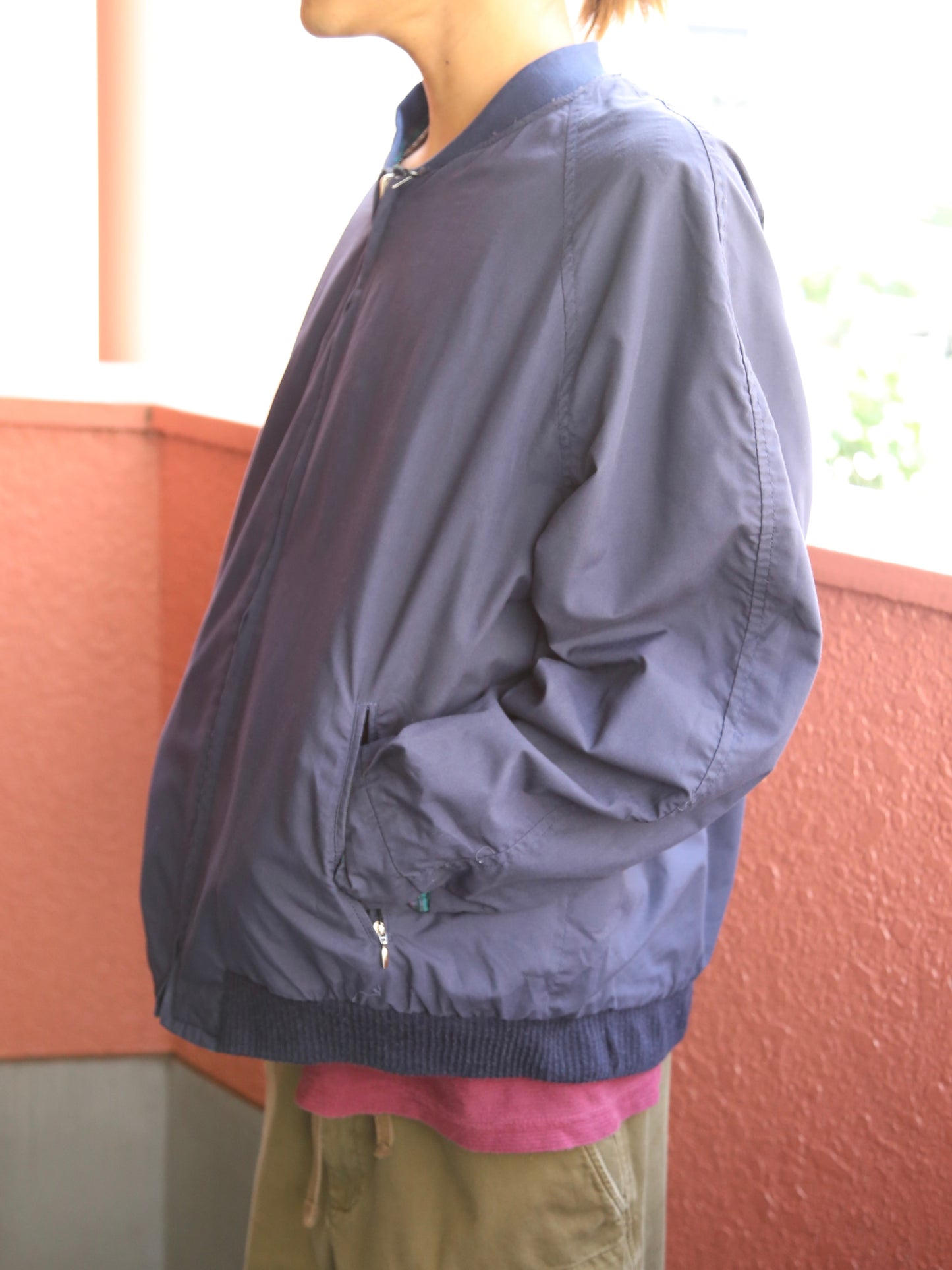 1990S UNKNOWN REVERSIBLE BOMBER JACKET