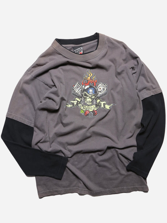 2000S TOP HEAVY 2IN1 L/S TEE