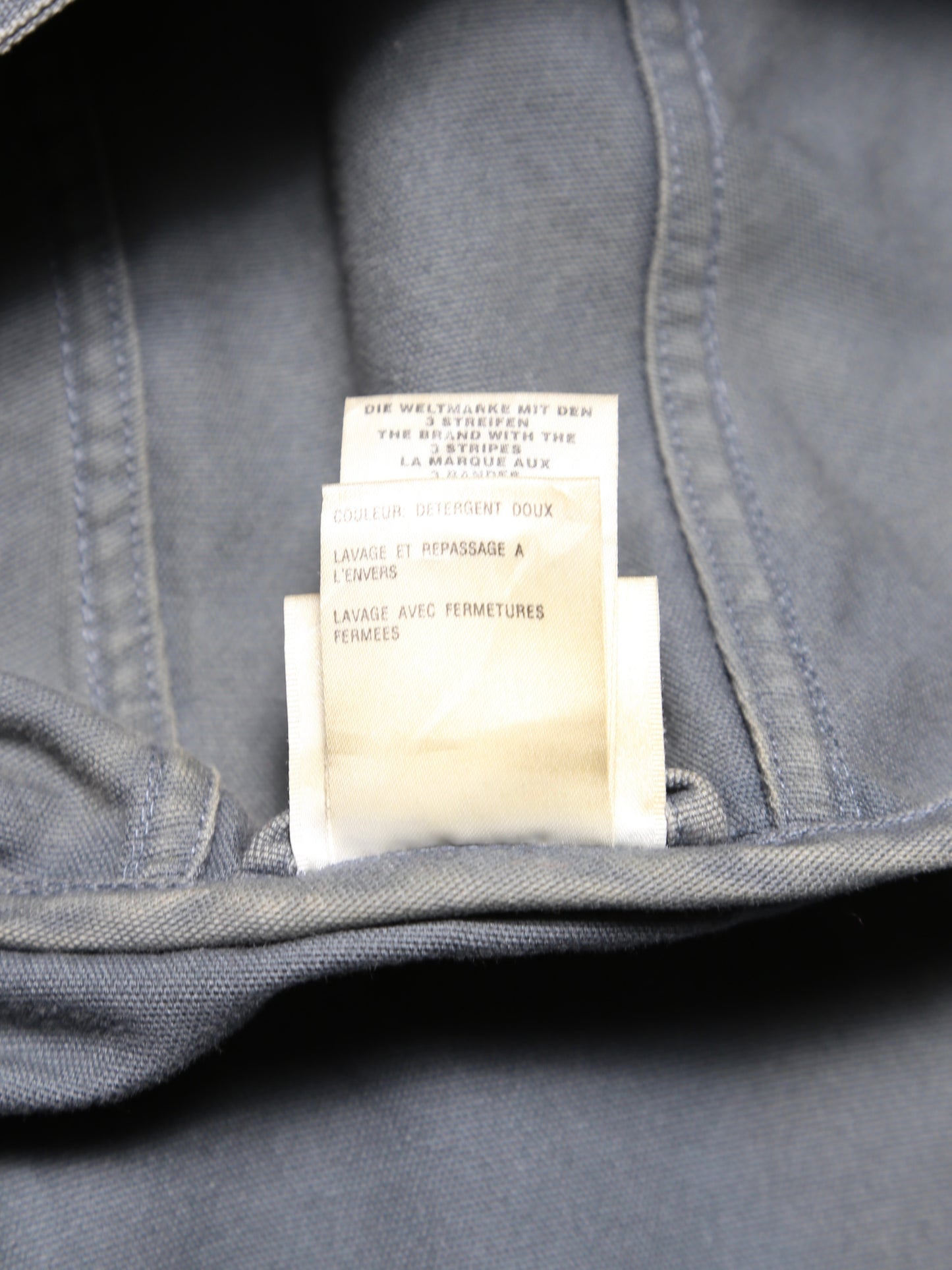 1990S ADIDAS COTTON ANORAK HOODIE