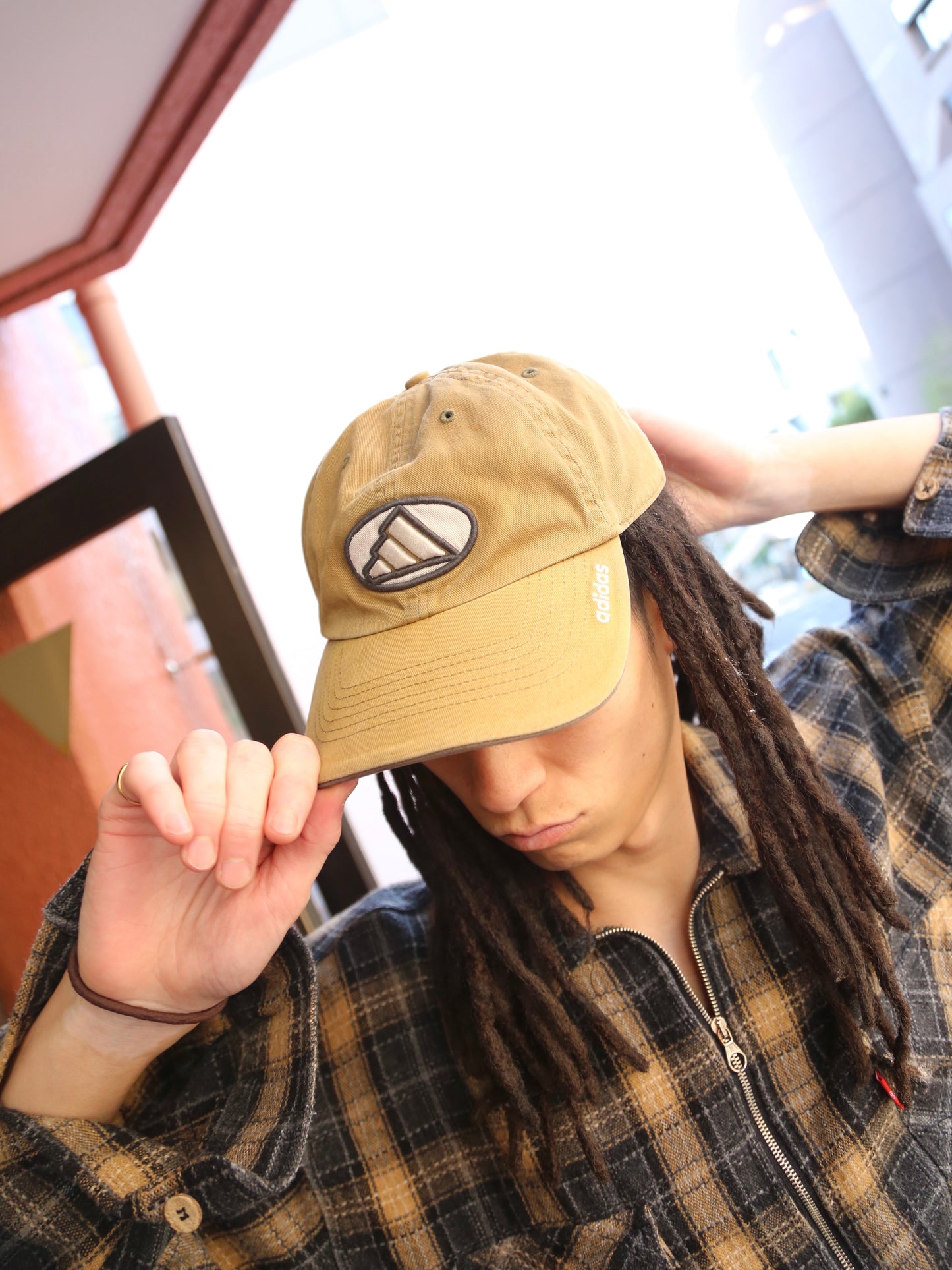 2000S ADIDAS GARMENT DYED 6 - PANEL CAP