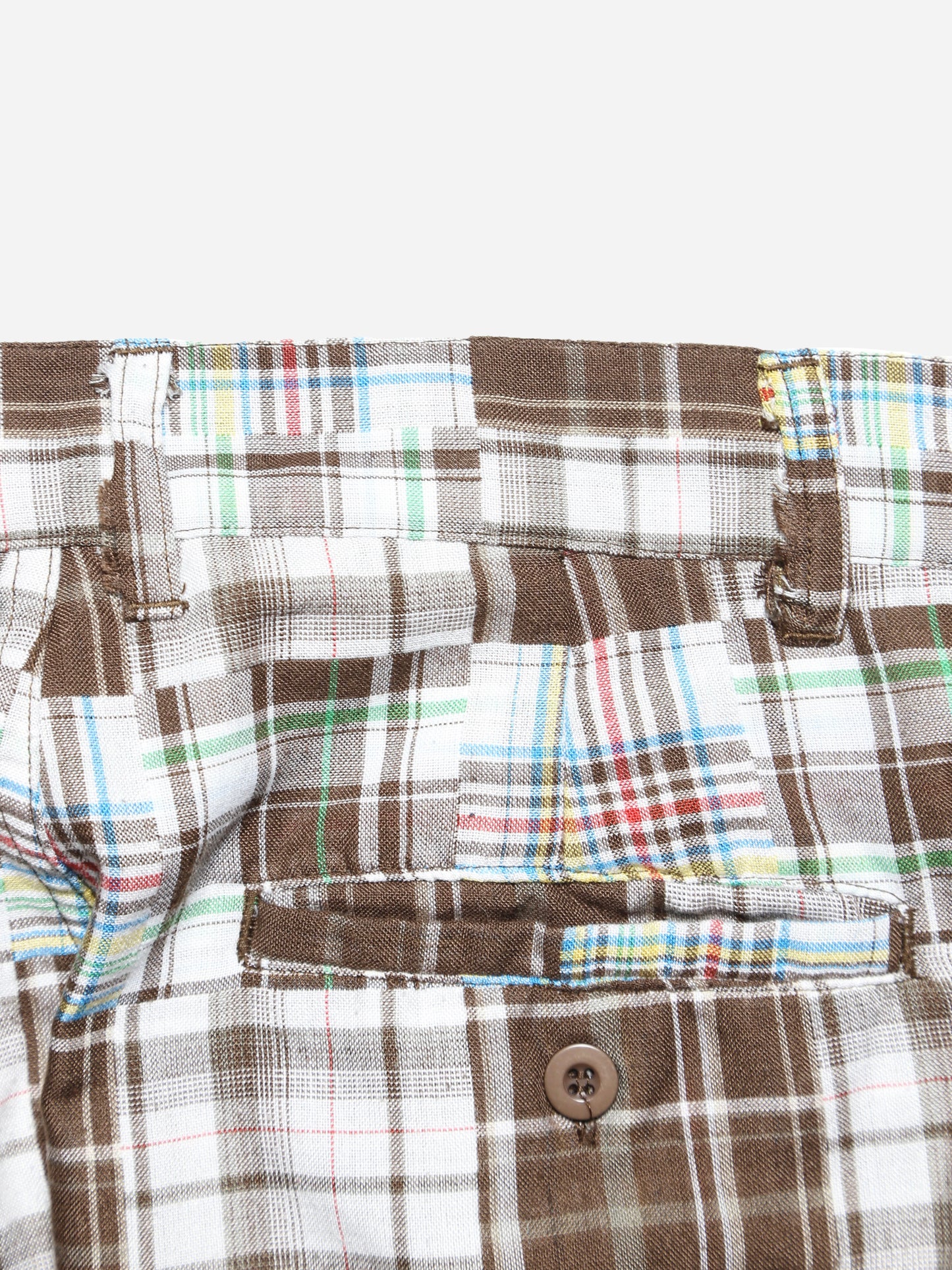 2000S PATCHWORK BAGGY SHORTS
