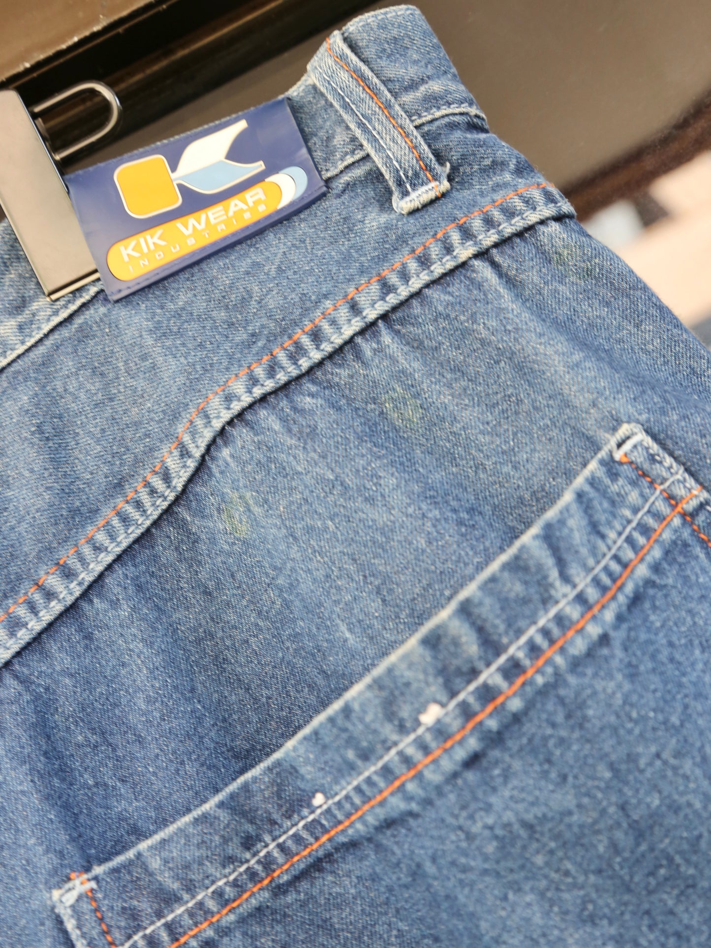 -2000S KIKWEAR CUSTOM BAGGY DENIM PANTS