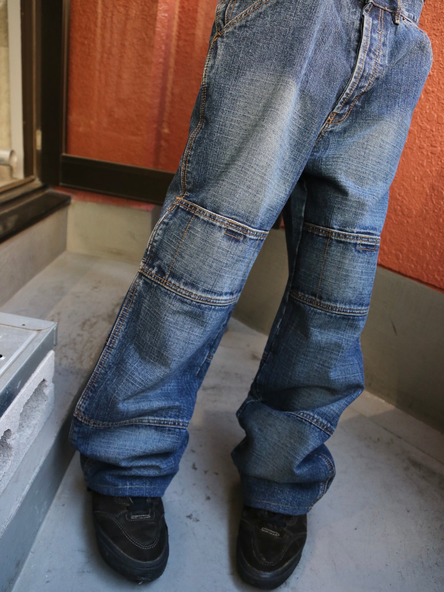 2000S MOLA JEANS STITCHED DENIM PANTS