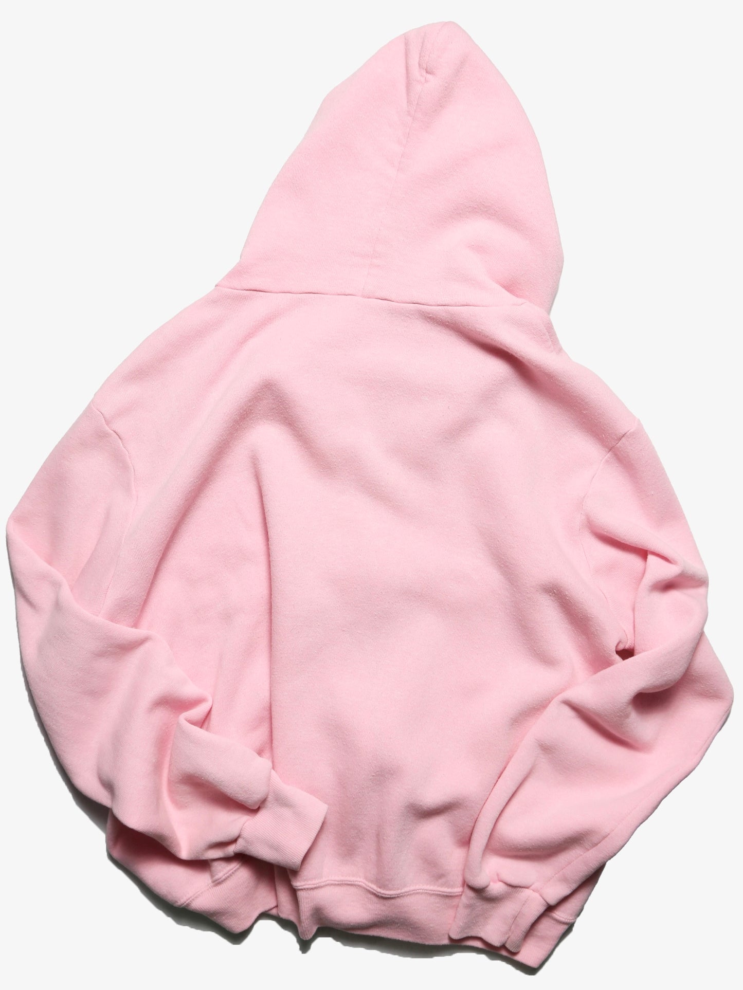-1980S PASTEL PINK ZIP-UP HOODIE
