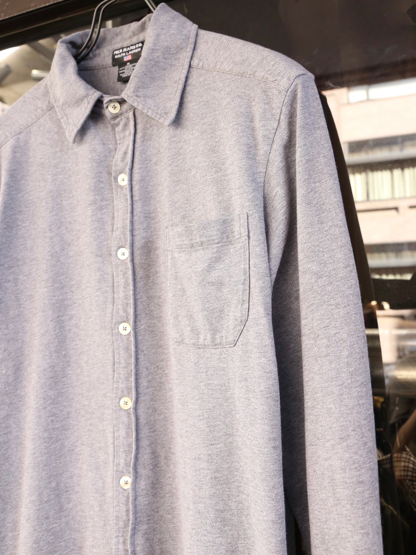 2000S POLO JEANS L/S COTTON JERSEY SHIRT