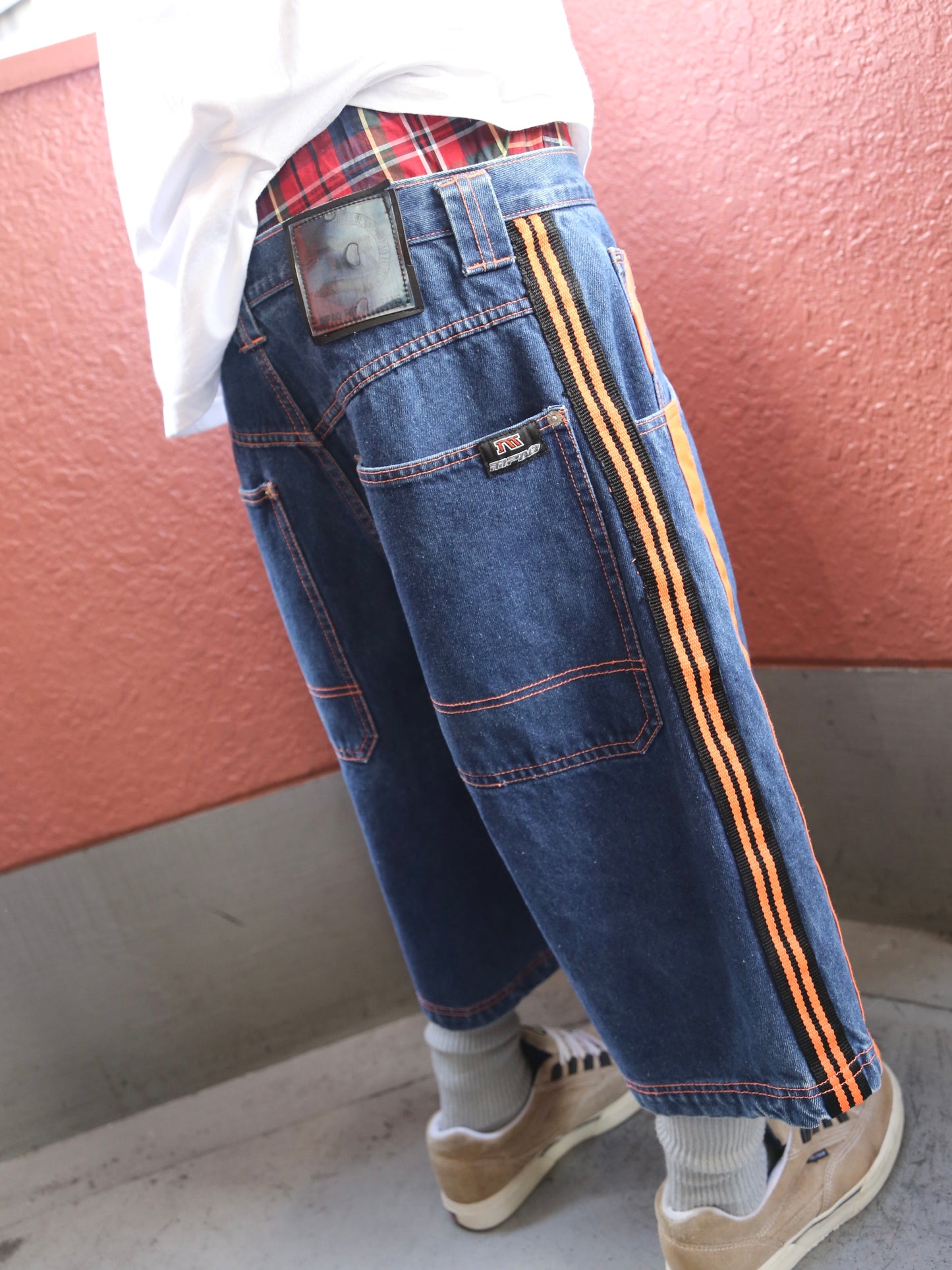 1990S IMPAQ FUTURE JEANS BAGGY DENIM SHORTS