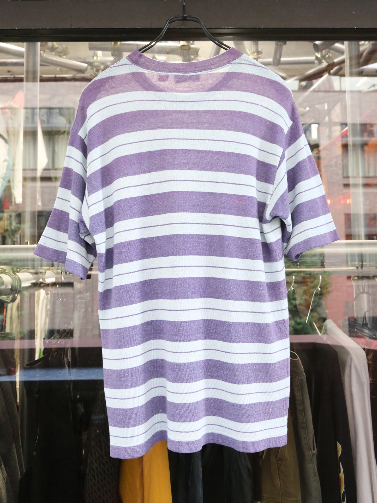 1990S FILA S/S STRIPED SUMMER KNIT TOP