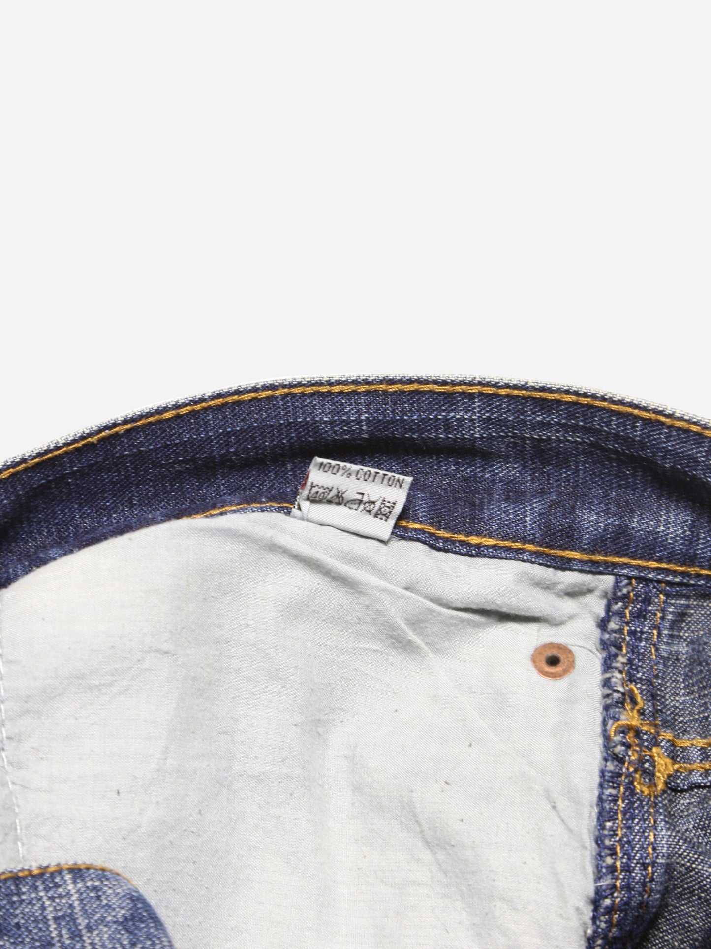 2000S MOLA JEANS STITCHED DENIM PANTS