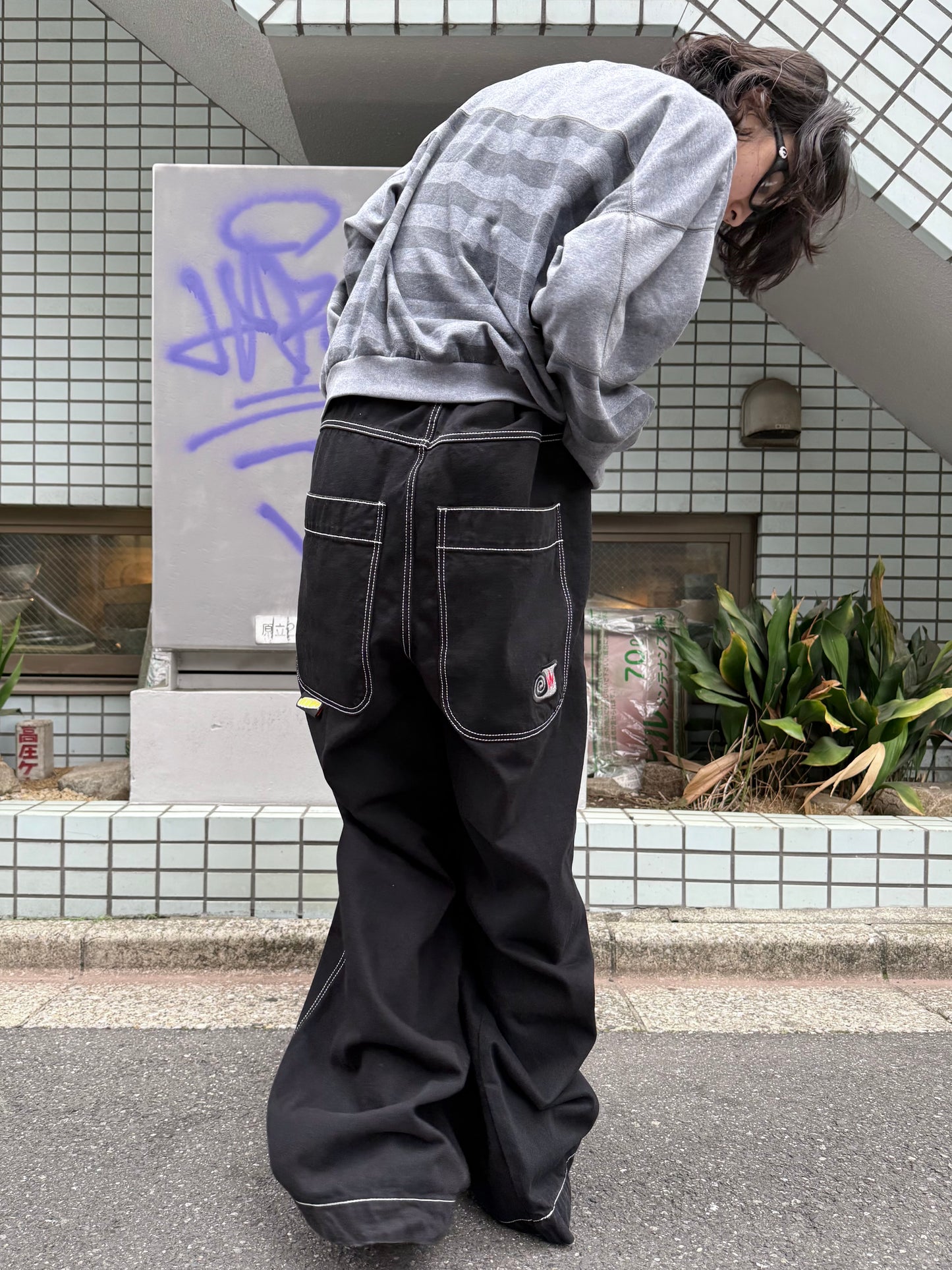 2000S JNCO "TWIN CANNON" BAGGY DENIM PANTS