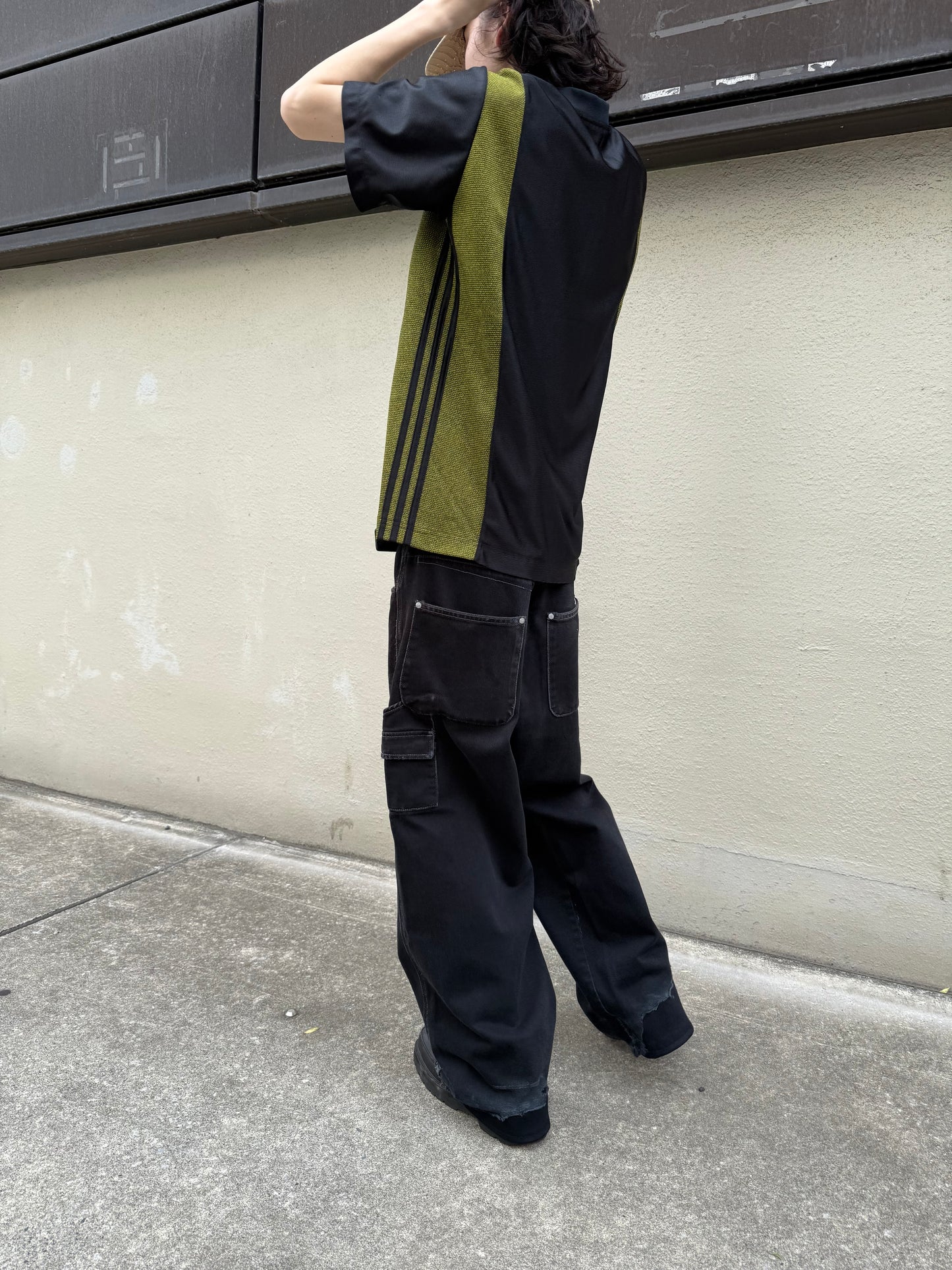 2000S LEVI'S SILVERTAB BAGGY DENIM PAINTER  PANTS