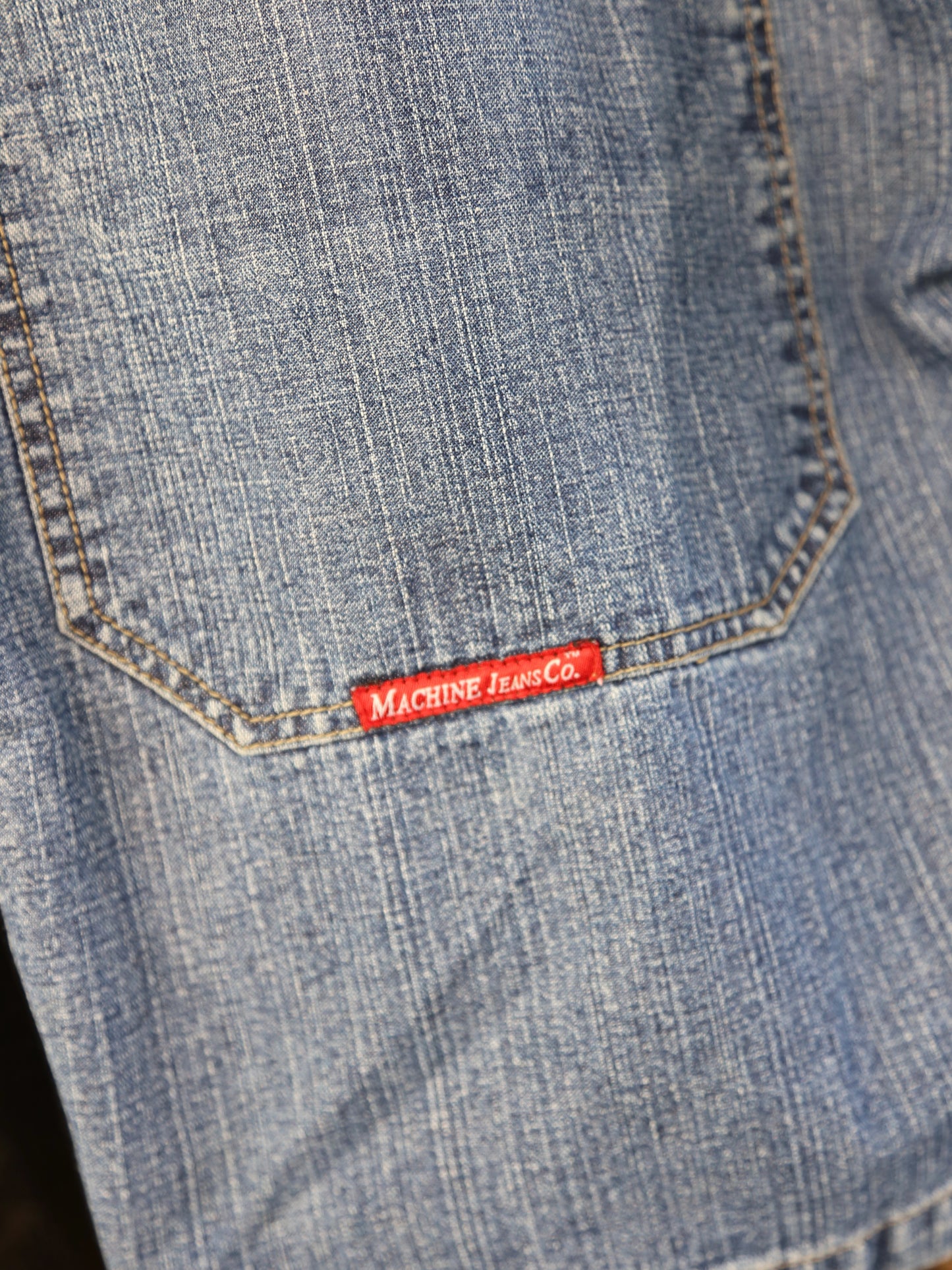 2000S MACHINE BAGGY DENIM SHORTS