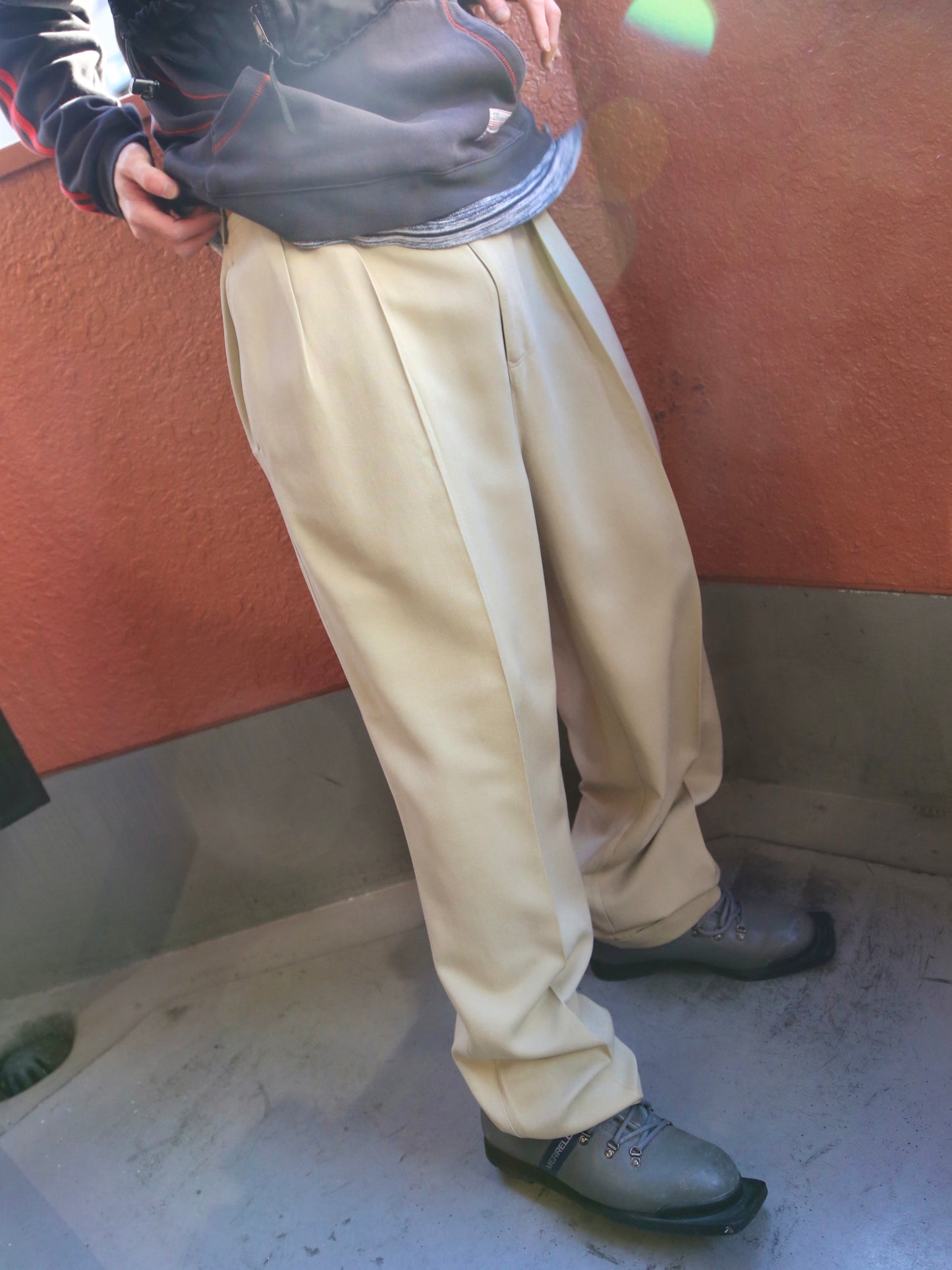 TOMMY BAHAMA 2-TUCK SILK WIDE SLACKS