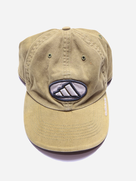 2000S ADIDAS GARMENT DYED 6 - PANEL CAP