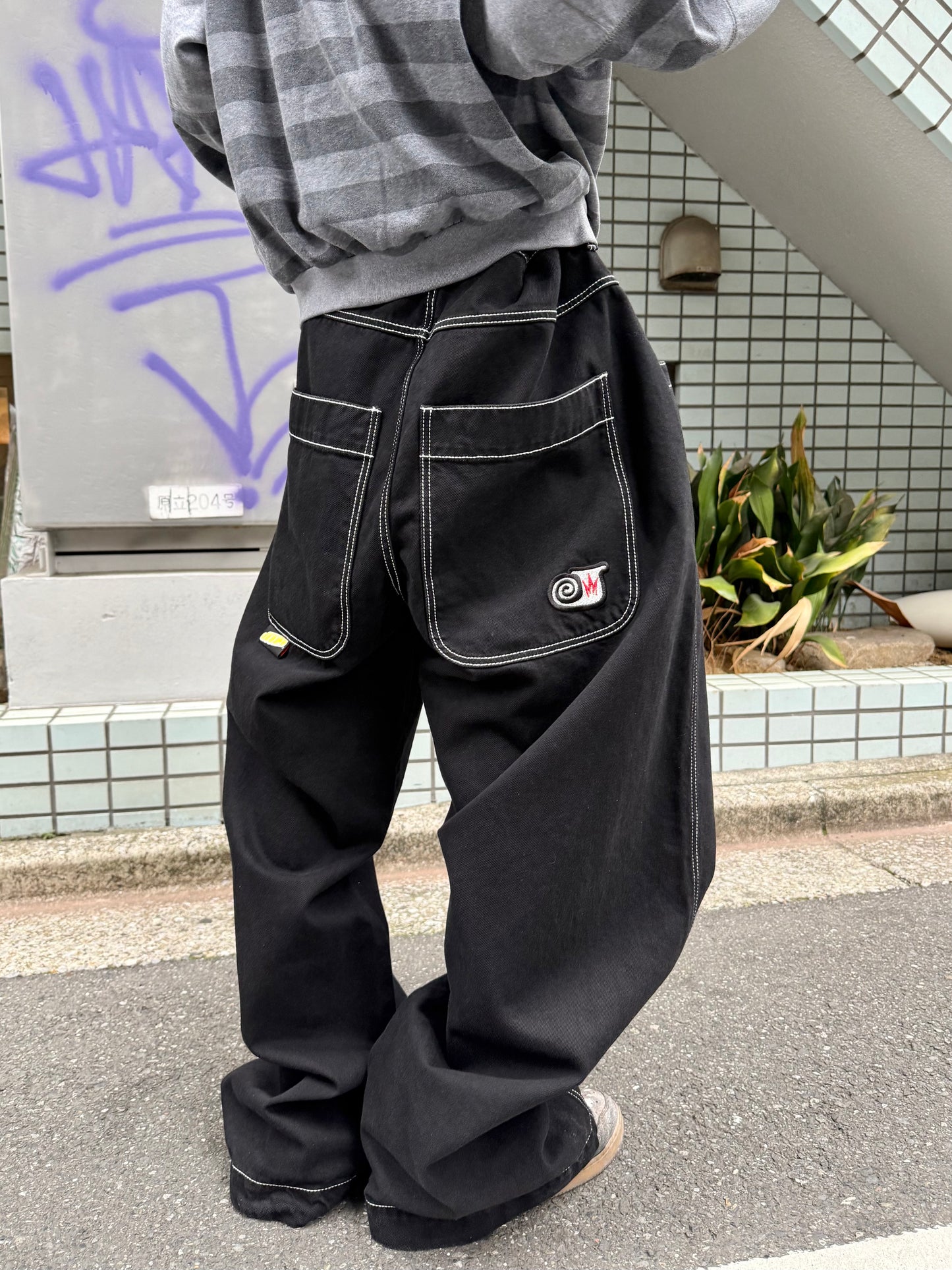 2000S JNCO "TWIN CANNON" BAGGY DENIM PANTS