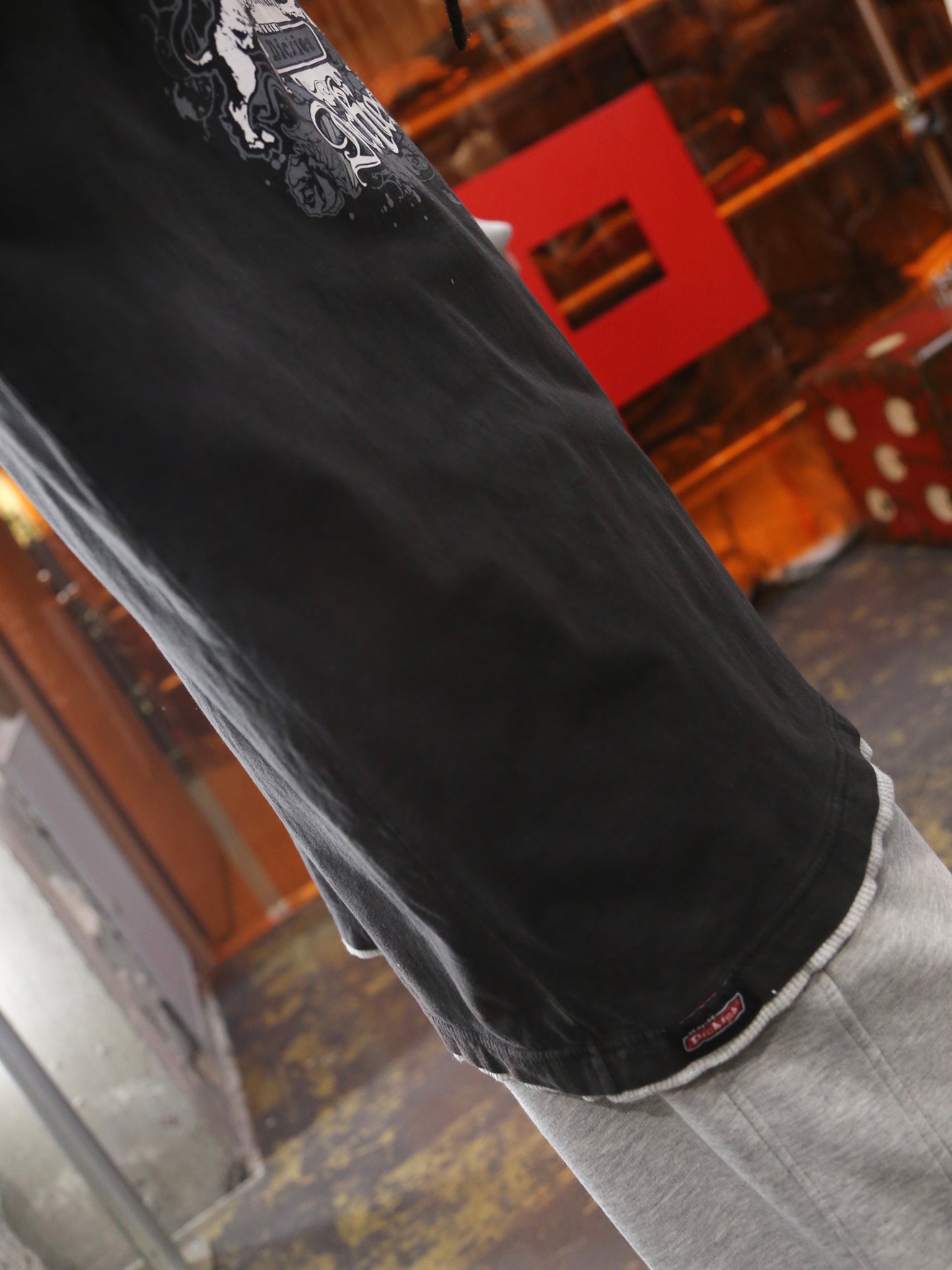 2000S DICKIES 2IN1 L/S TEE