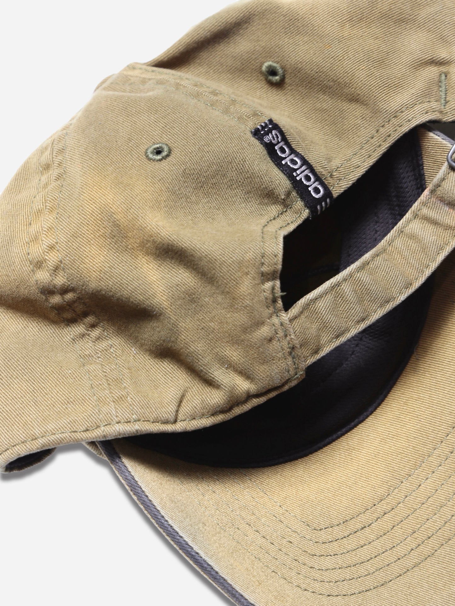 2000S ADIDAS GARMENT DYED 6 - PANEL CAP