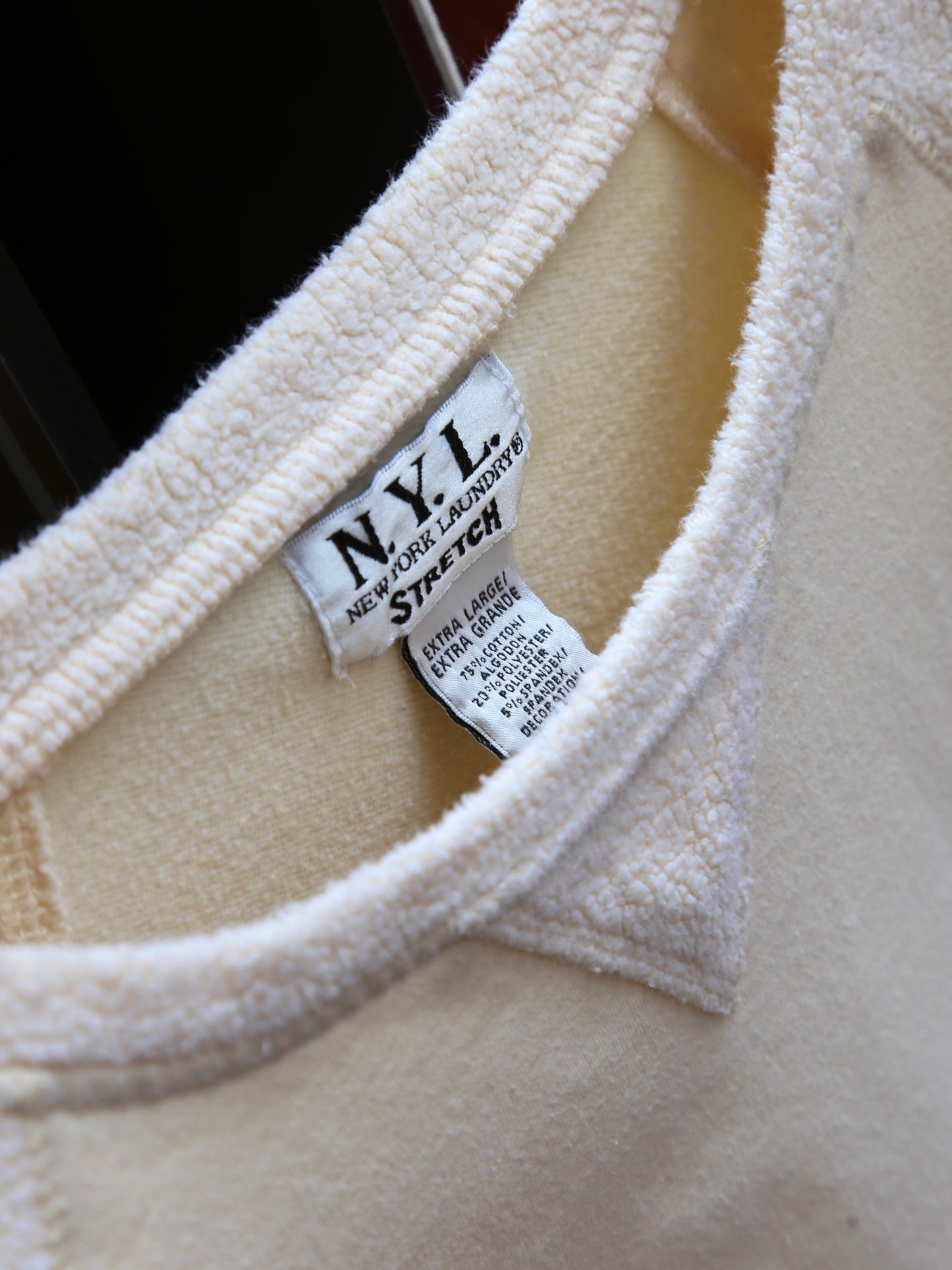 2000S N.Y.L PILE SWITCHING SWEATSHIRT