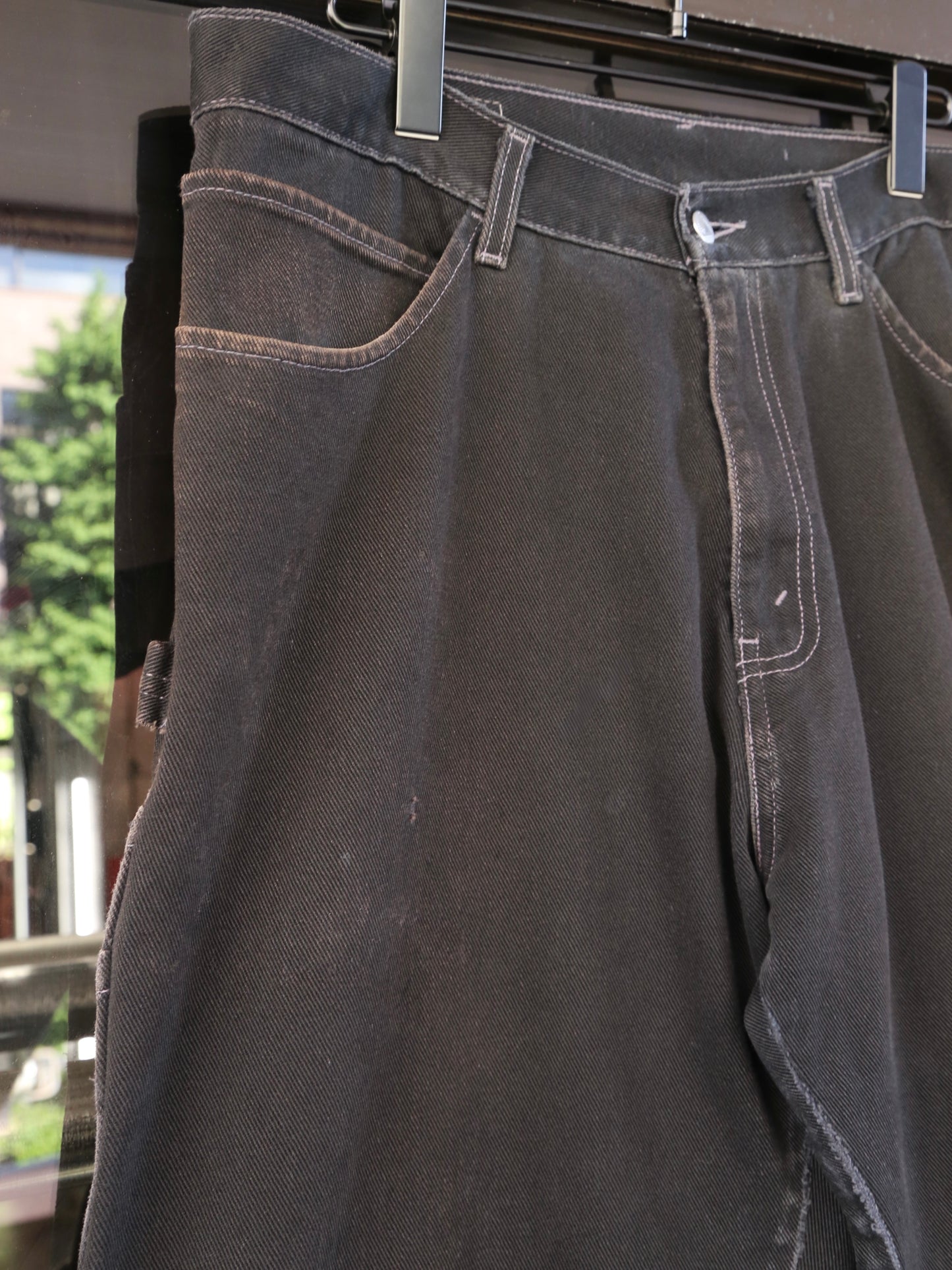 2000S LEVI'S SILVERTAB BAGGY DENIM PAINTER  PANTS