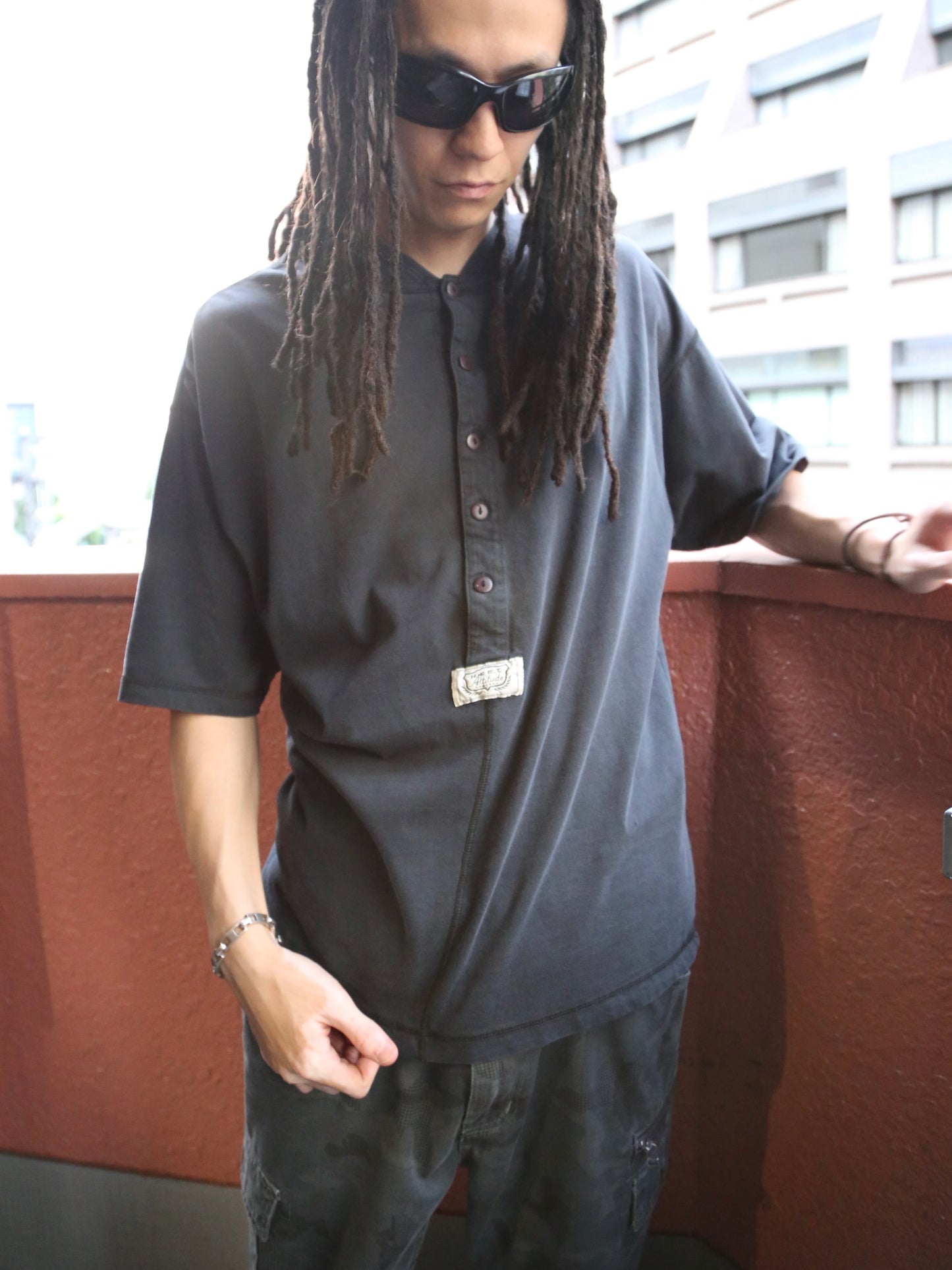 1990S HEET HENLEY NECK S/S TEE