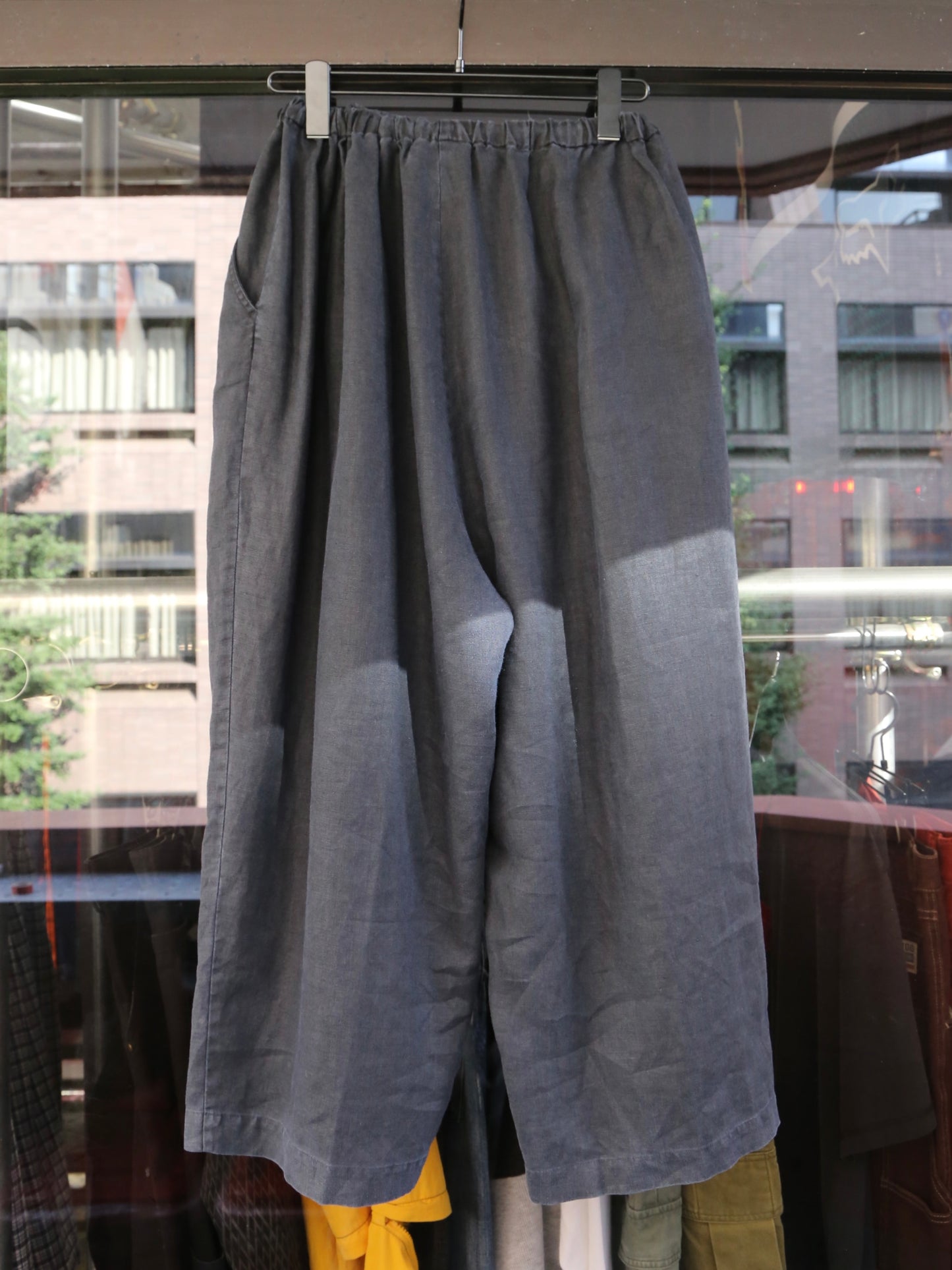 2000S LINEN EASY CROPPED PANTS
