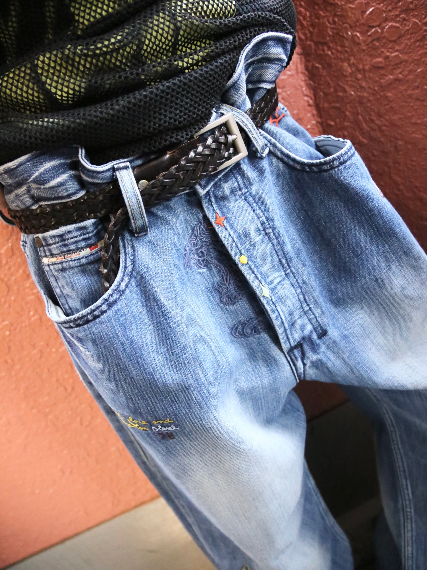 2000S DIESEL STRAIGHT DENIM PANTS