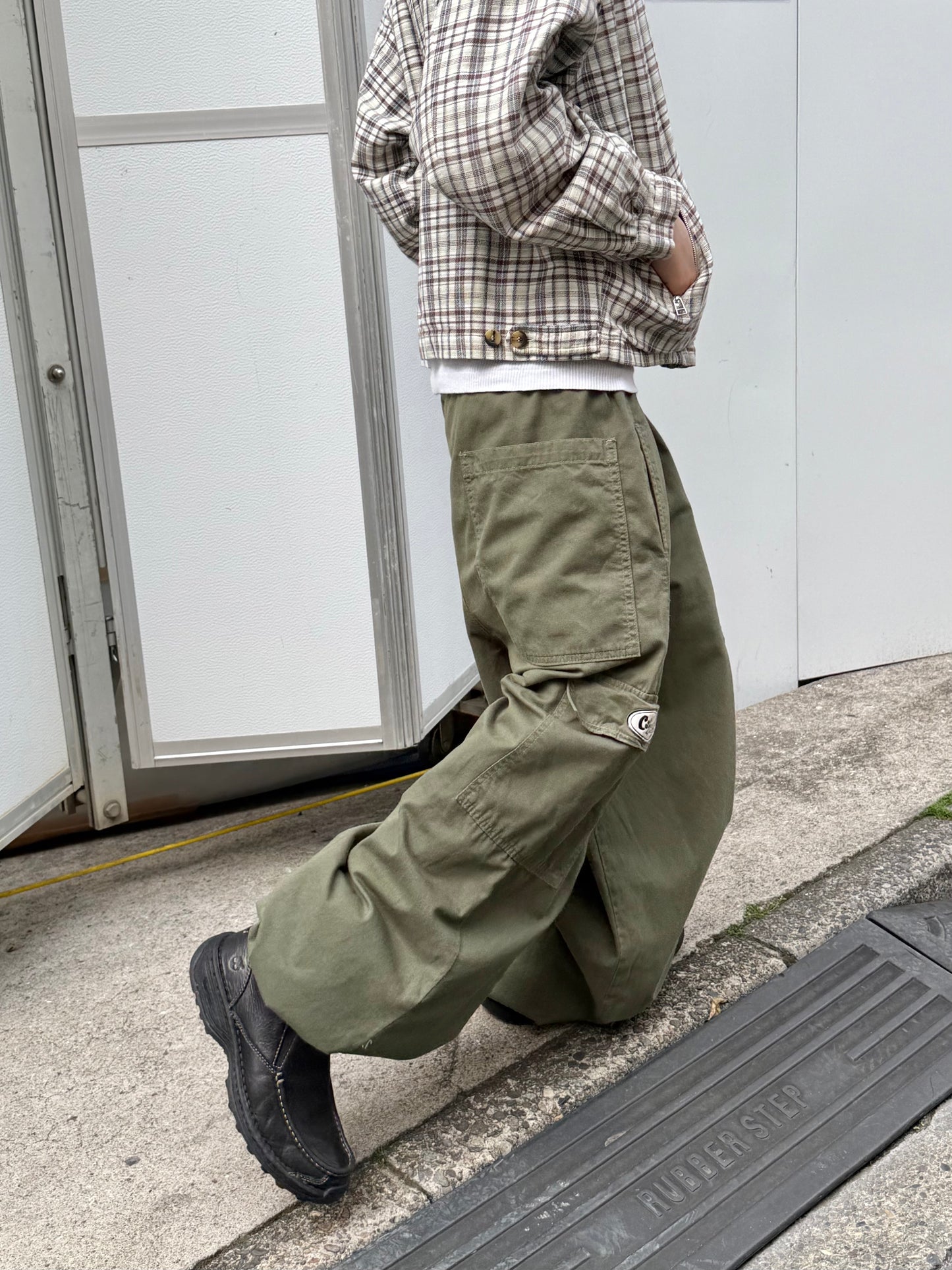 1990S CAFFEINE COTTON EASY CARGO PANTS