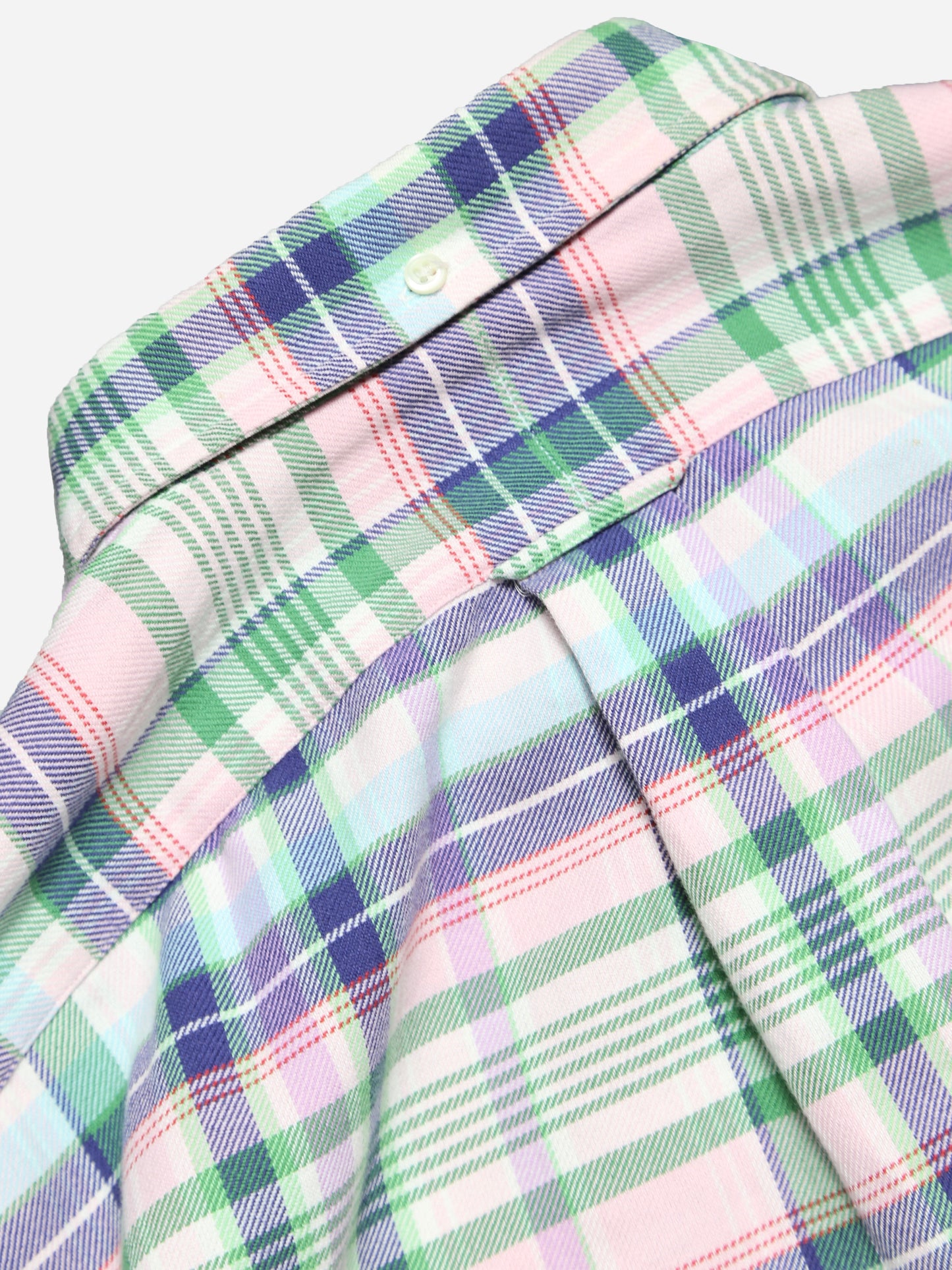 RALPH LAUREN PLAID PATTERN L/S BD SHIRT